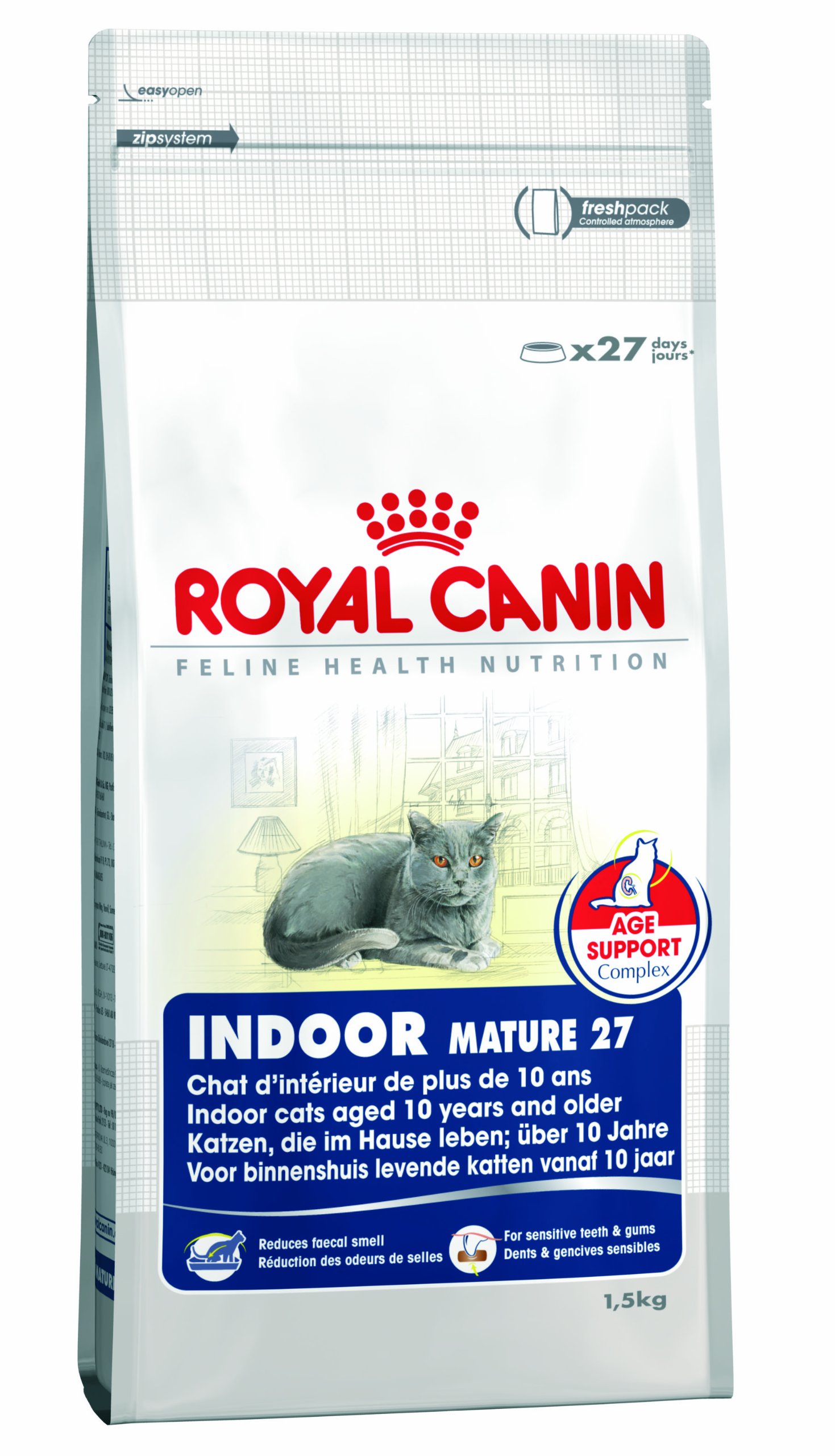 Royal Canin Indoor 27 Yetişkin Kedi Maması, 2 kg, Evde Yaşayan…