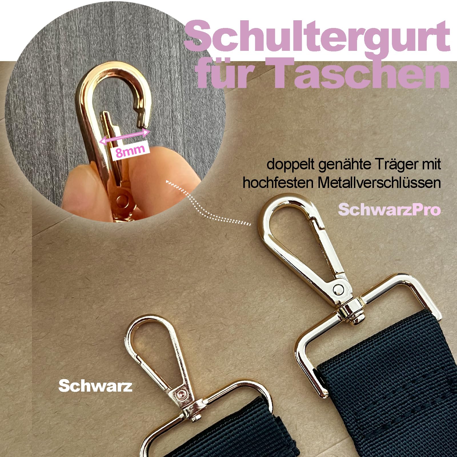 Sacoche pour Ordinateur Portable Femme 17.3 Pouces Imperméable Mallette Bandoulière Sacoche Porte Document pour Travail Affaires Université, Noir Pro