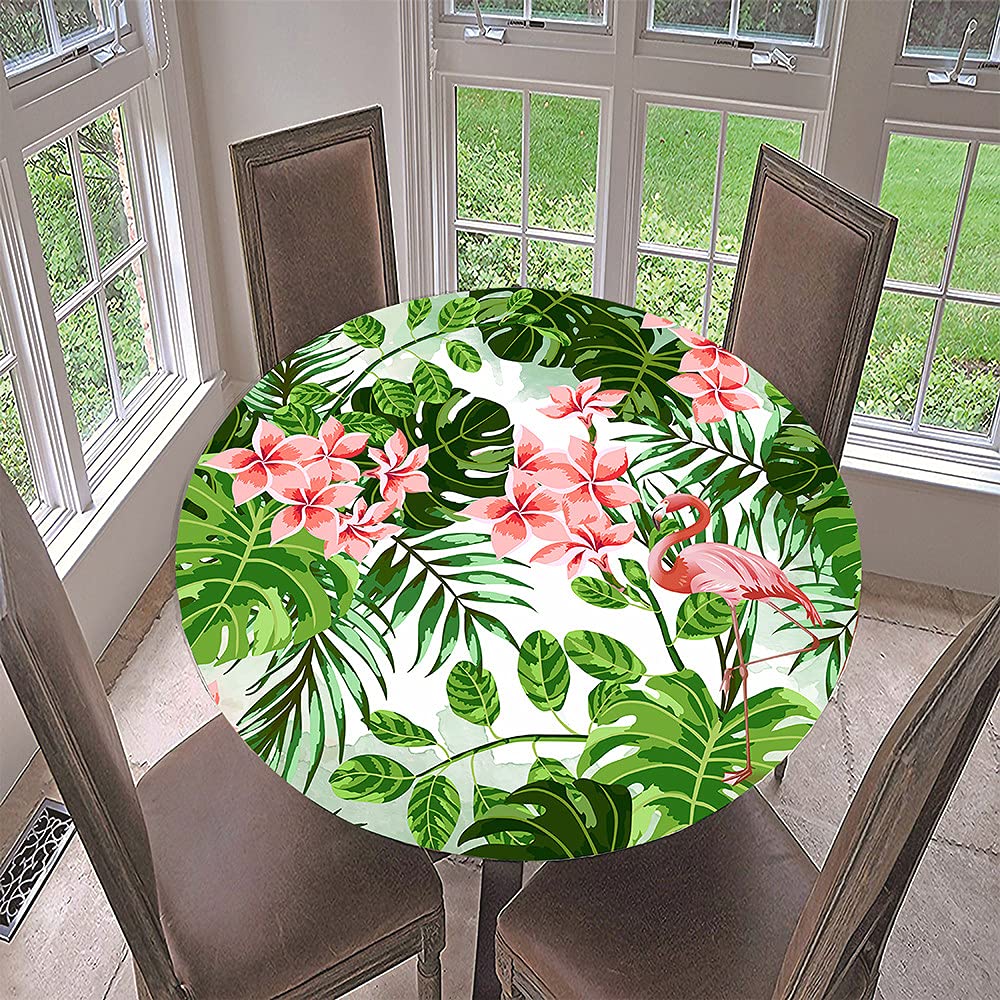Nappe Ronde Extérieure Imperméable Avec Trou Parasol Et Fermeture Éclair - Motif Papillon Bleu 91-111 Cm