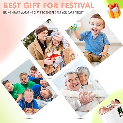 Miniatura 7 de Cortauñas eléctrico con luz LED, recortador de uñas recargable por USB, manicura de uñas de 3 velocidades para bebés, niños, personas mayores y