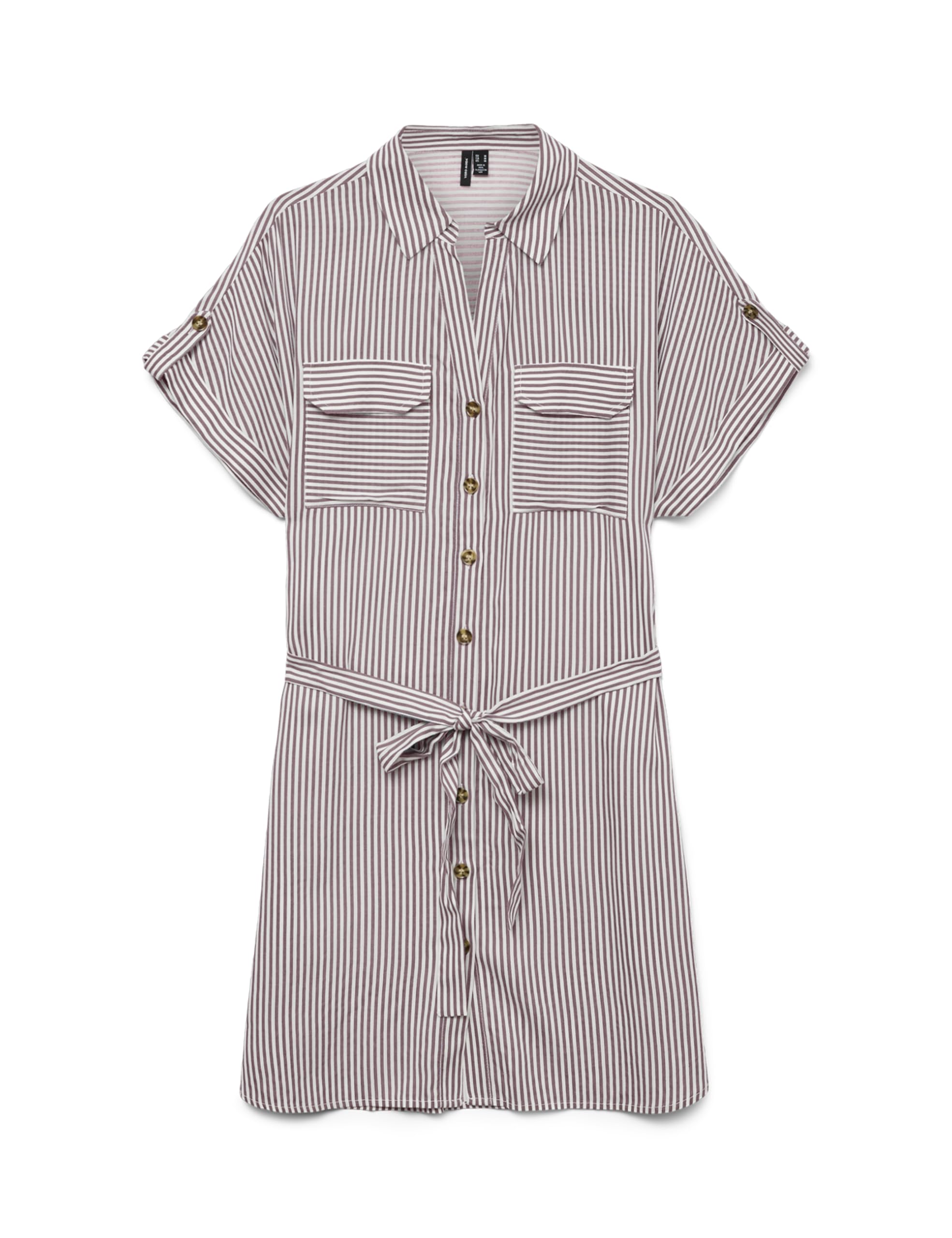 Vmbumpy SS Short Shirt Dress WVN Ga Noos, Nostalgia Rose, M