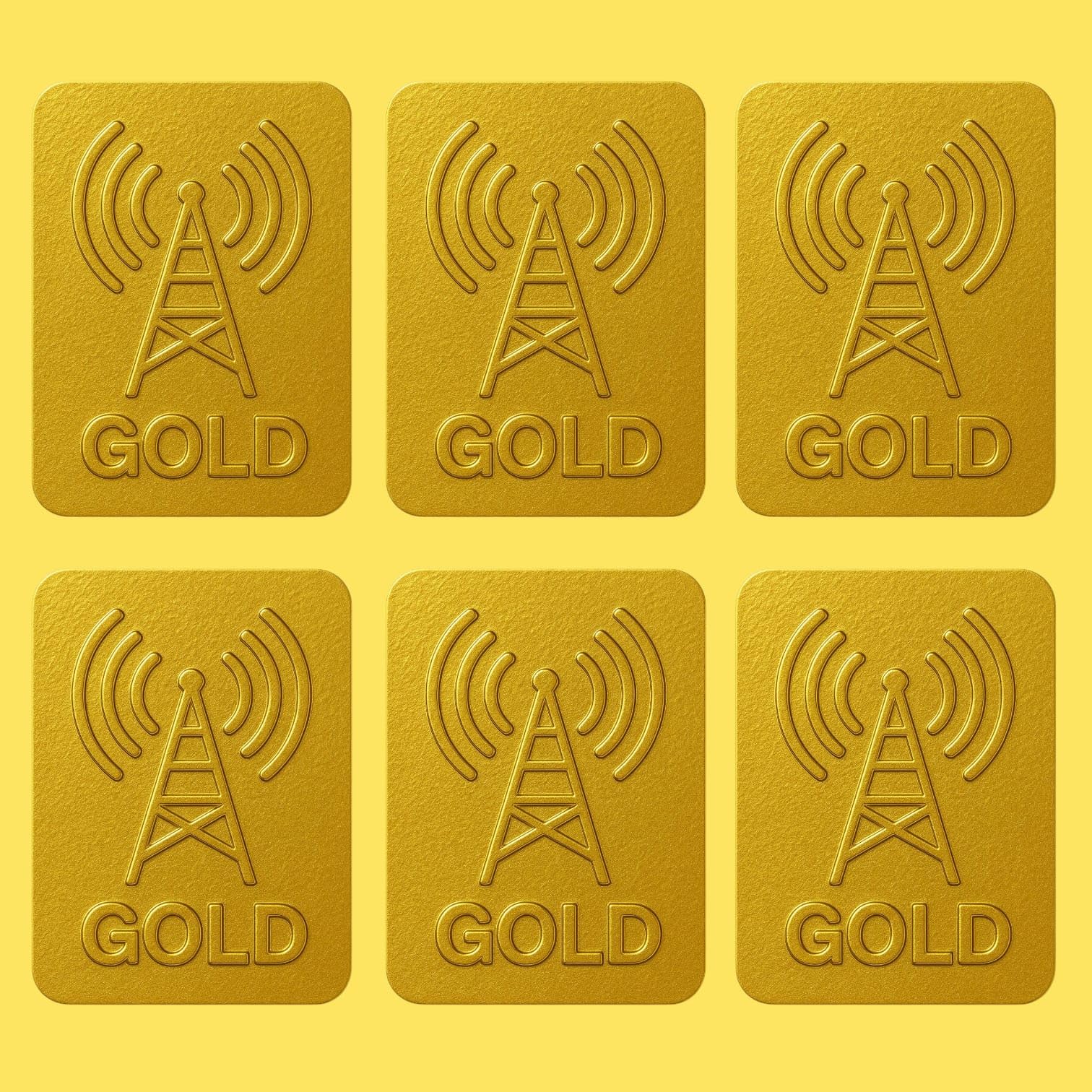 Mobile Anti Radiation Chip Gold Sticker for Easy Application and Long Life-image-14