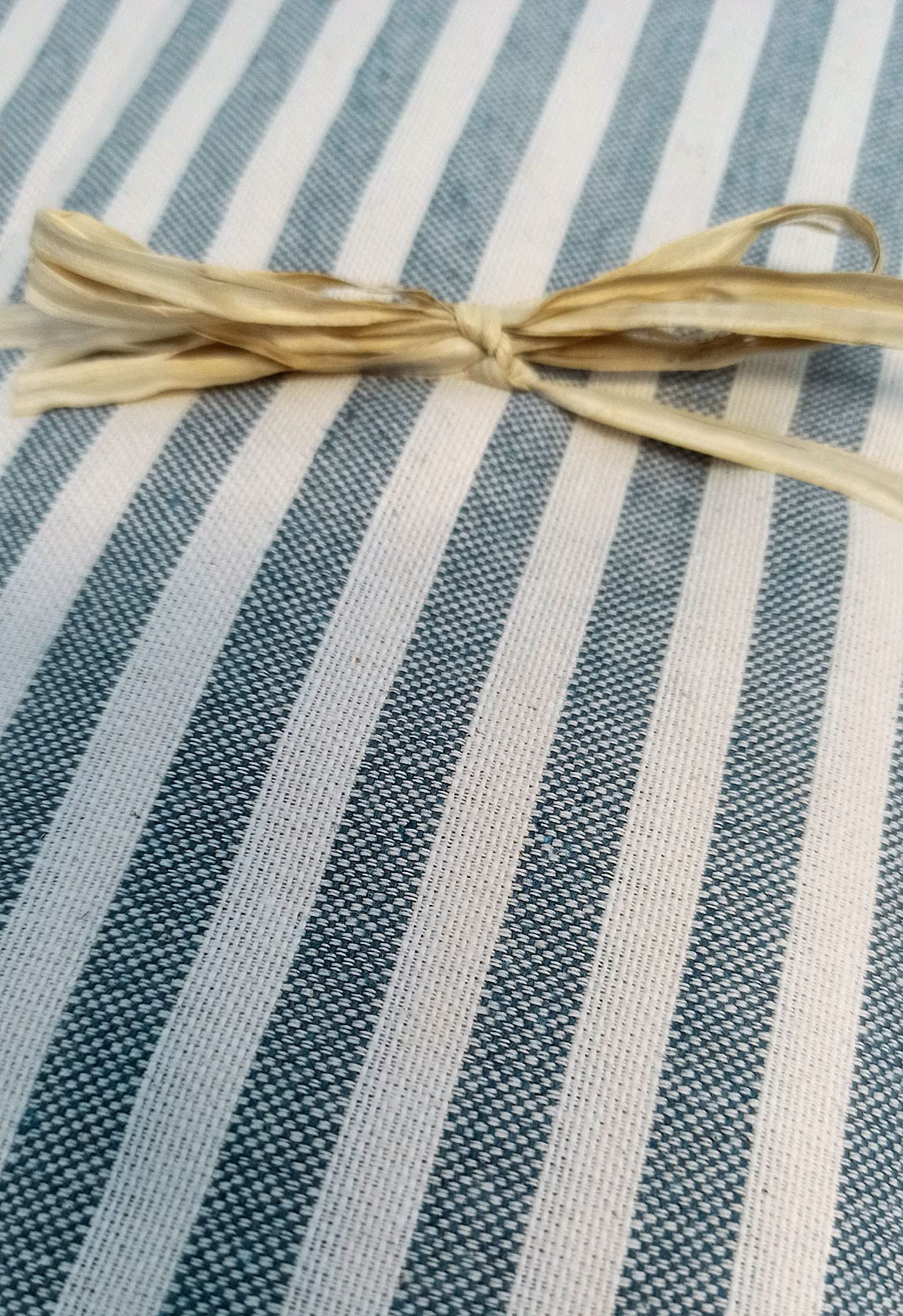 Confezioni Giuliana ® - Copritutto Telo Arredo Copriletto Cotone Leggero Estivo Righe Bretagna Made in Italy - Blu, 1 Piazza