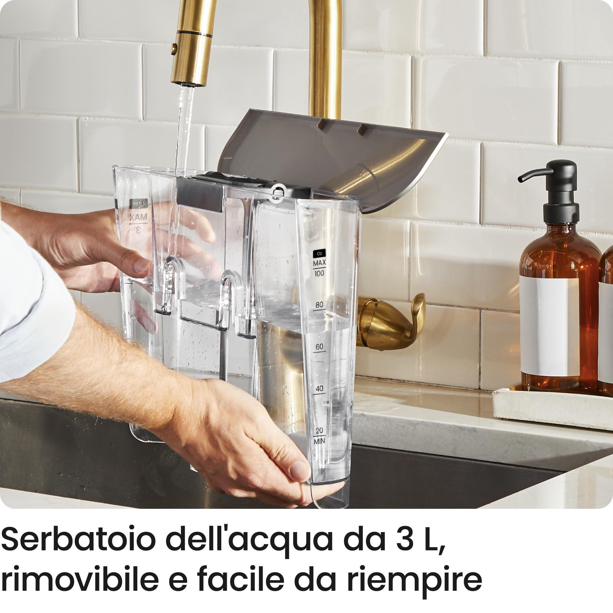 Chefman Crema Supreme Macchina per Espresso 15 Bar con Macinacaffè | Montalatte, canna del vapore Barista, 30 impostazioni di macinazione, serbatoio 3L rimovibile