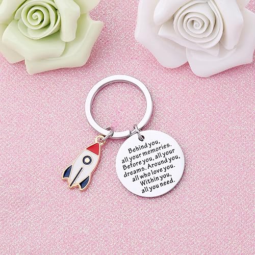 Miniatura 3 de FEELMEM Rocket Ship Gift Astronomía Joyería Astronauta Regalo Amante del Espacio Regalo de Ciencia Ficción Joyería