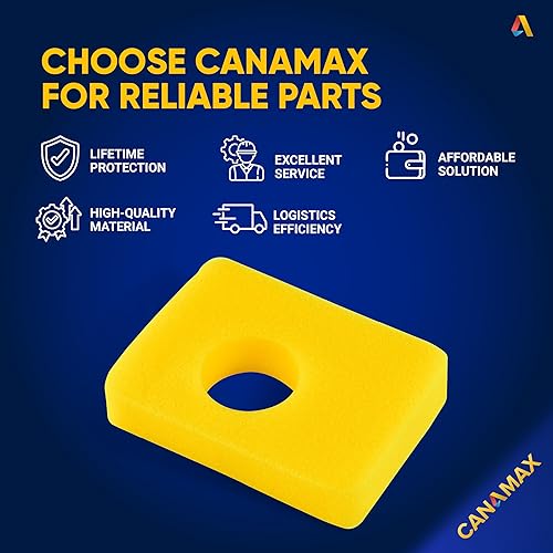 Miniatura 8 de Canamax 799579 Filtro de espuma para filtro de aire  Sustituye a BS 4248 5434 799579  Compatible con cortacésped de motor 09P602 09P702 550e-550ex