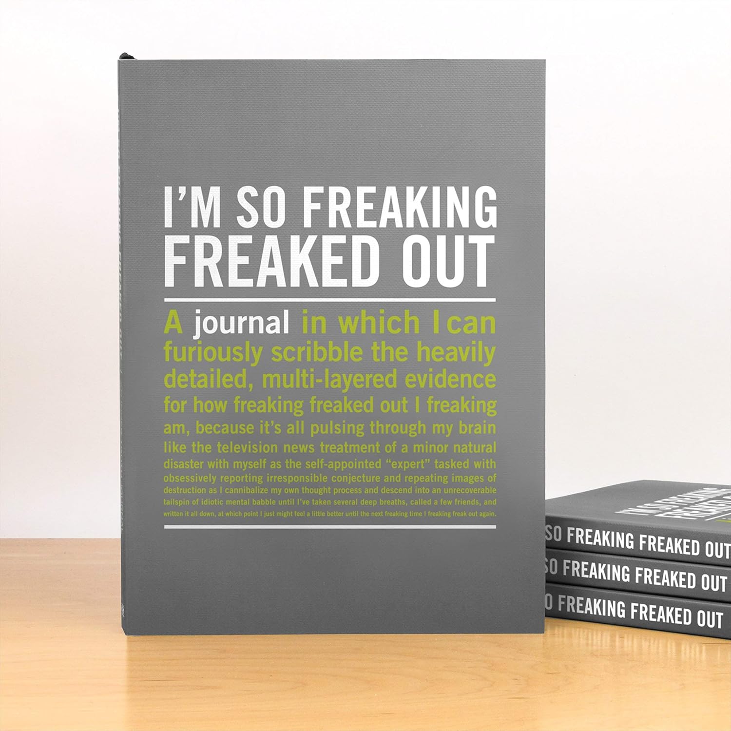 Knock Knock I'm So Freaking Freaked Out Inner-Truth Journal (Large, 7 x 9.5-inches)