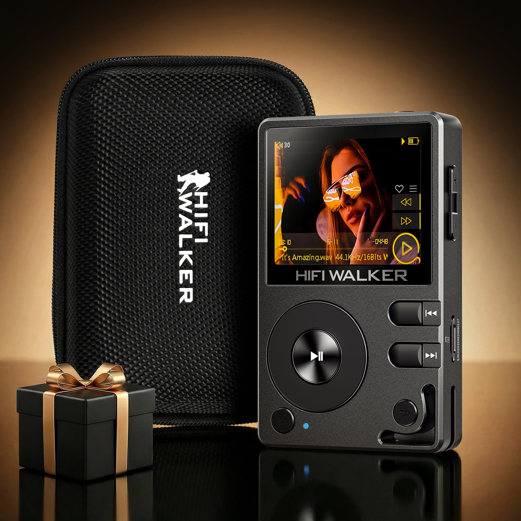 Amazon.com: HIFI WALKER 64GB H2 Hi-Res MP3 Player & Protective
