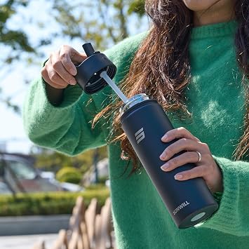 Plastic Straws Reusable for SUNWILL Water Bottle, 4PCS Transparent Replacement Set, BPA Free and Easy to Clean for Daily Use