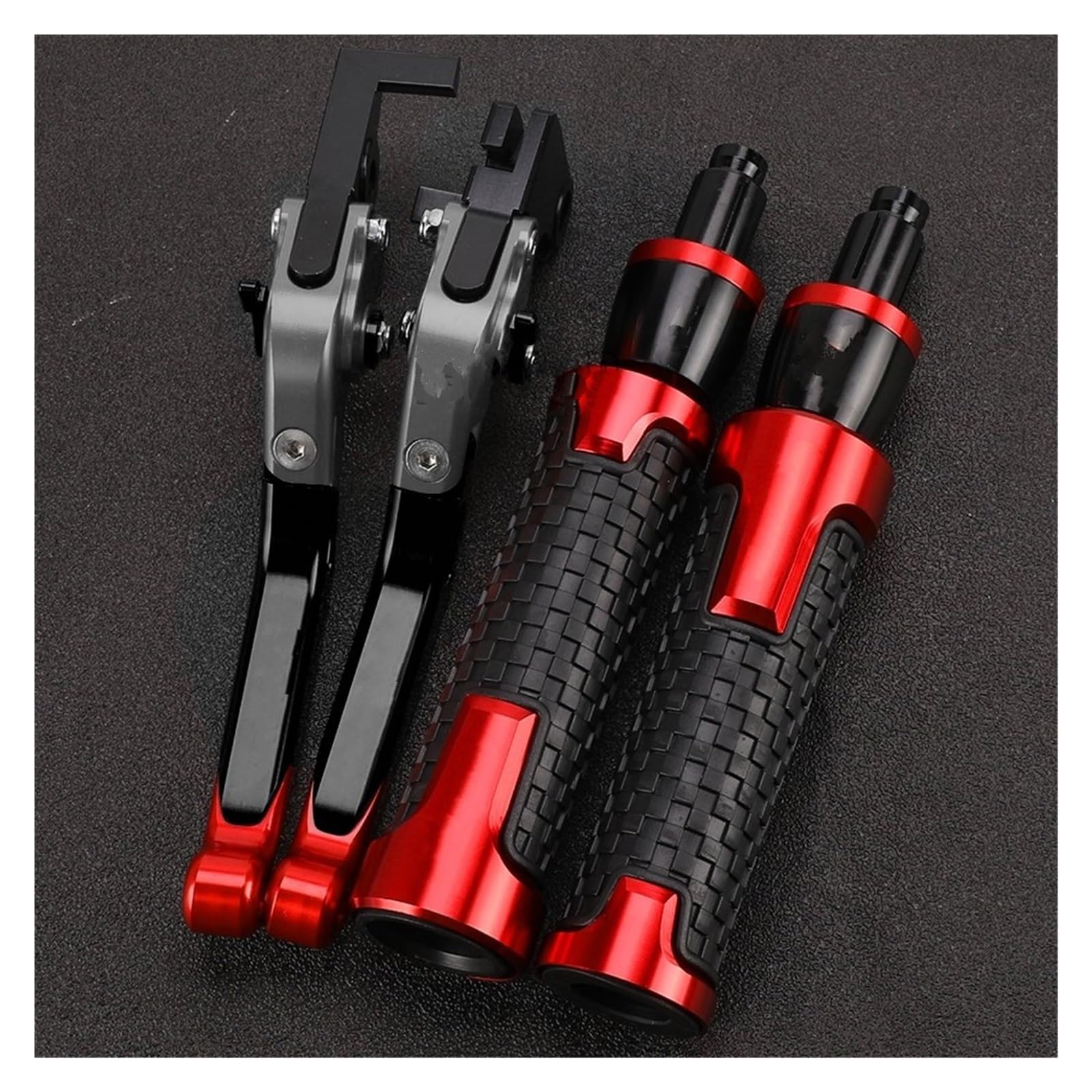 OUVECR Motorbike Brake Levers for Benelli for Leoncino 800 500 250 All Years Brake Clutch Levers Handle Grips Ends(L)
