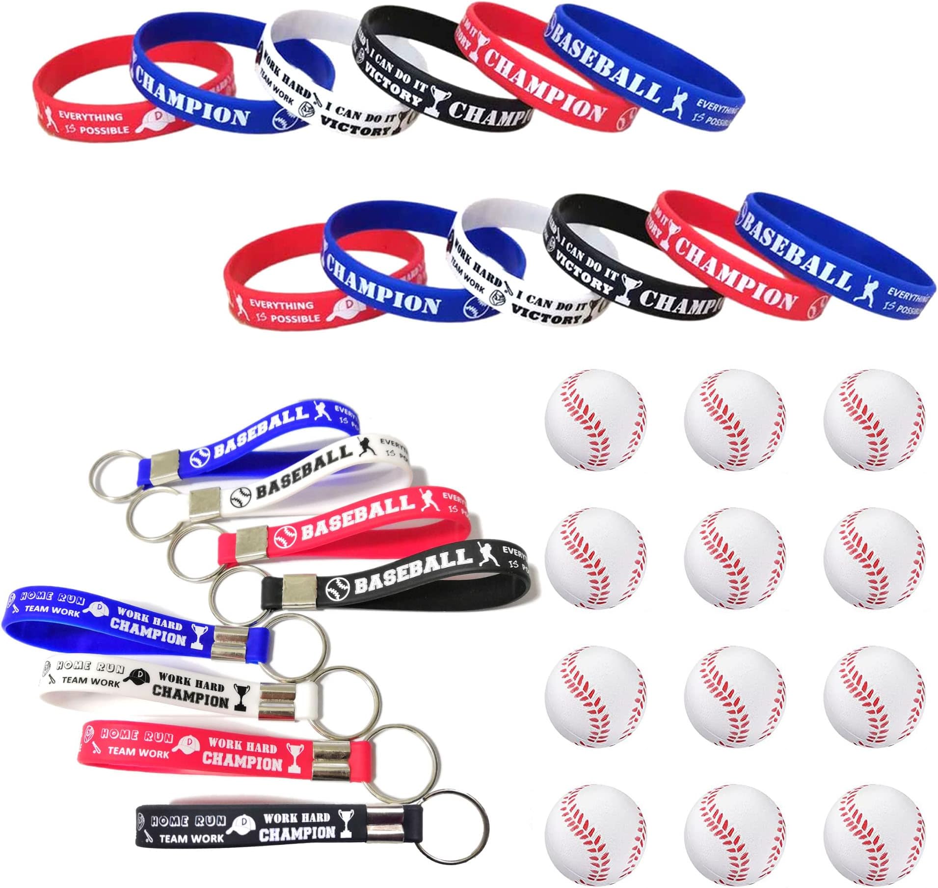 CupaPlay 36 PCS Baseball Party Favors Set,Personalized Sports Gifts-Party Supplies - Carnival/Events/Gifts/Prize