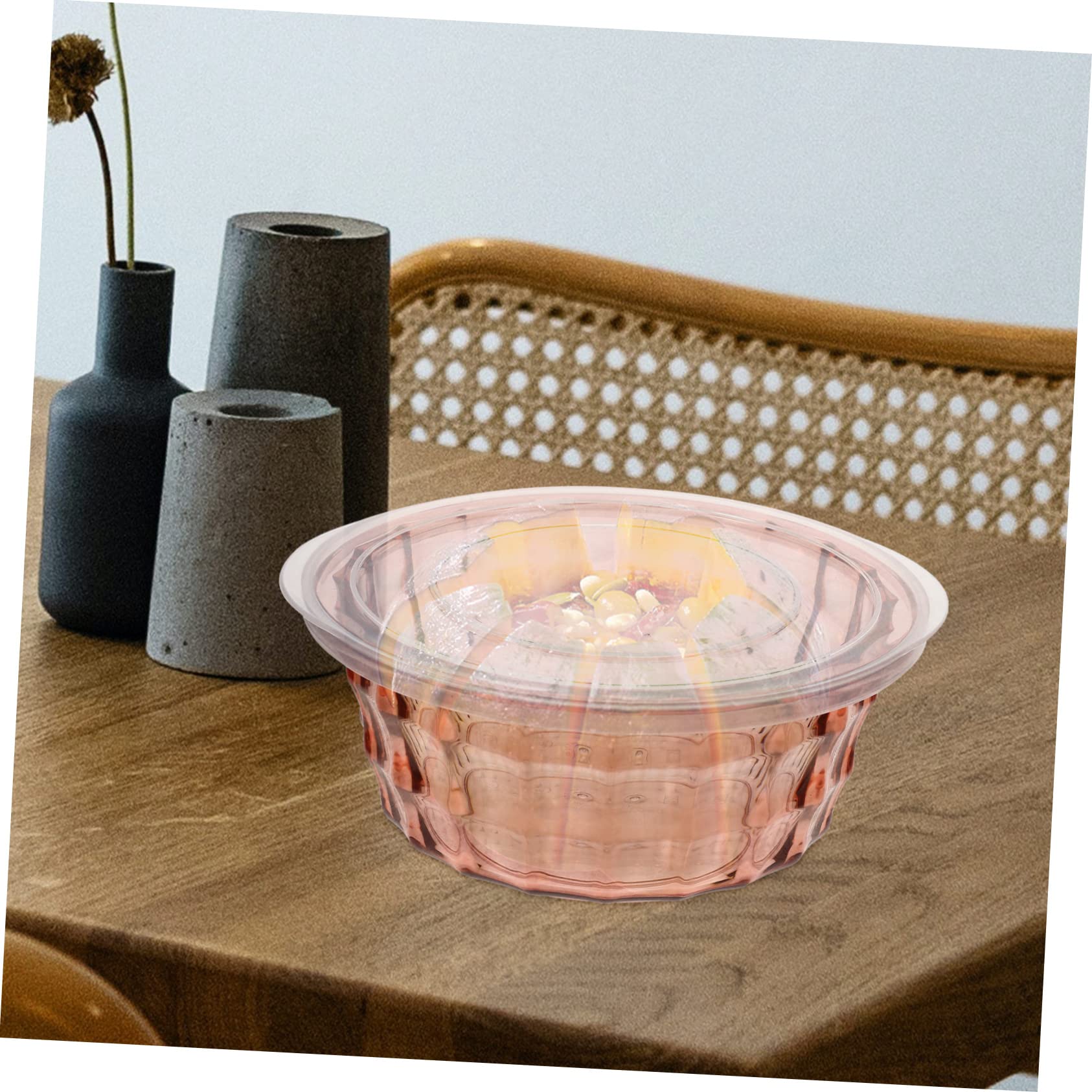 Alipis Recipientes para Alimentos, Caja Organizadora de Verduras, 3 Piezas Rosa, Compacto y Fácil de Limpiar, Buen Cierre, para Llevar al Aire Libre