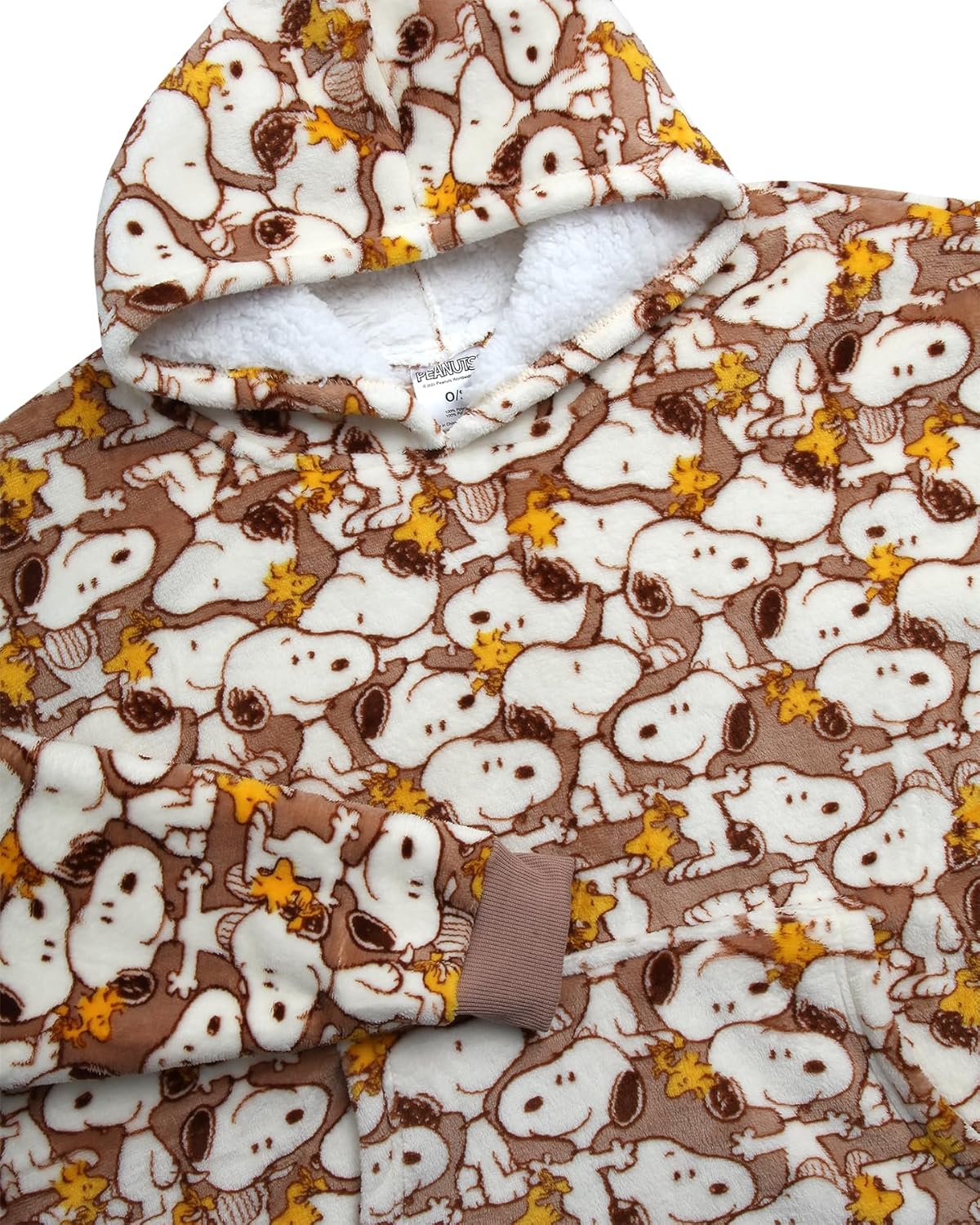 COCO BRANDS Unisex Blanket Hoodie - Strawberry Shortcake Peanuts Snoopy Cozy Plush Microfleece Hooded Blankets - Image 3