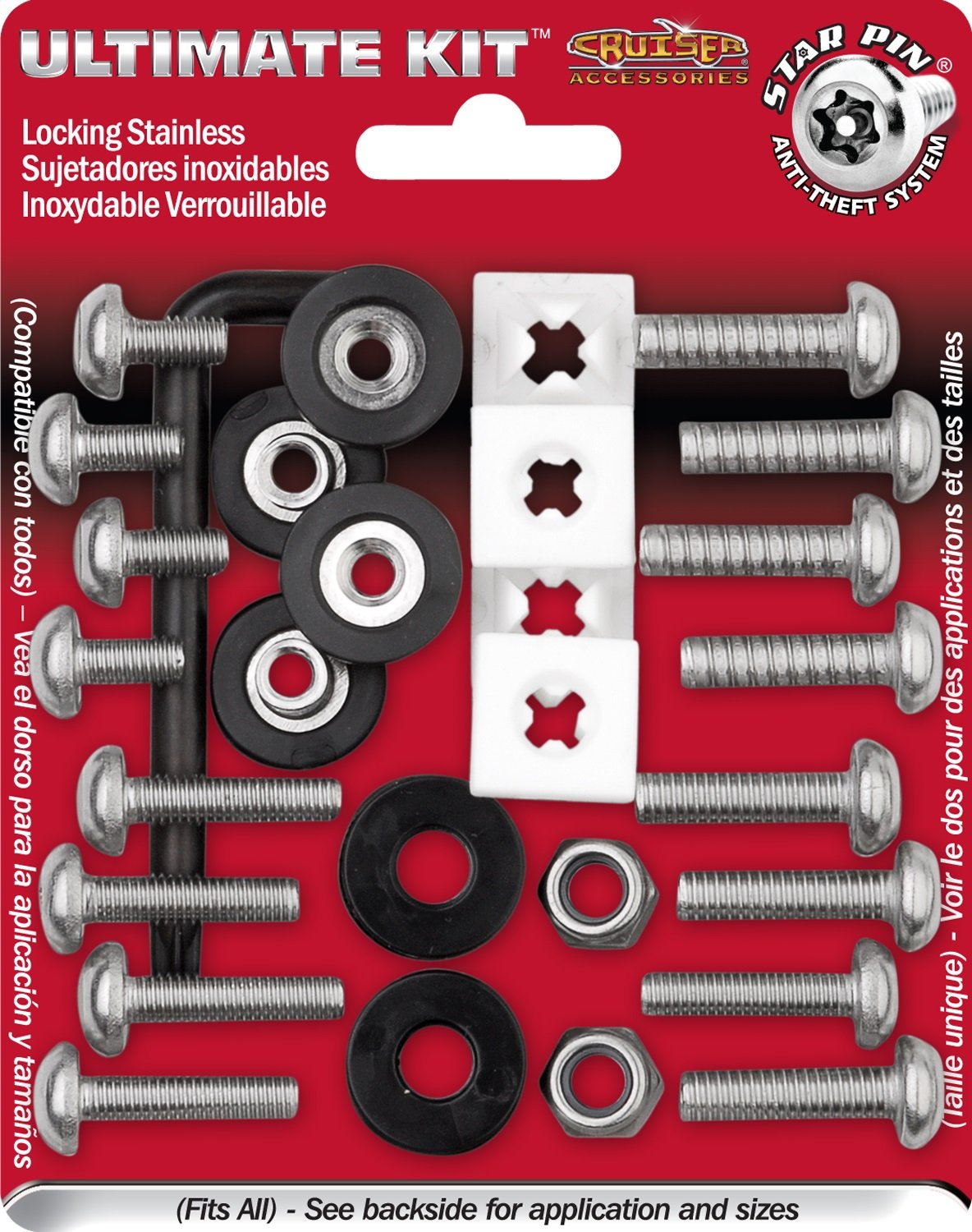 Amazon.com: Cruiser Accessories 81500 Locking Fasteners