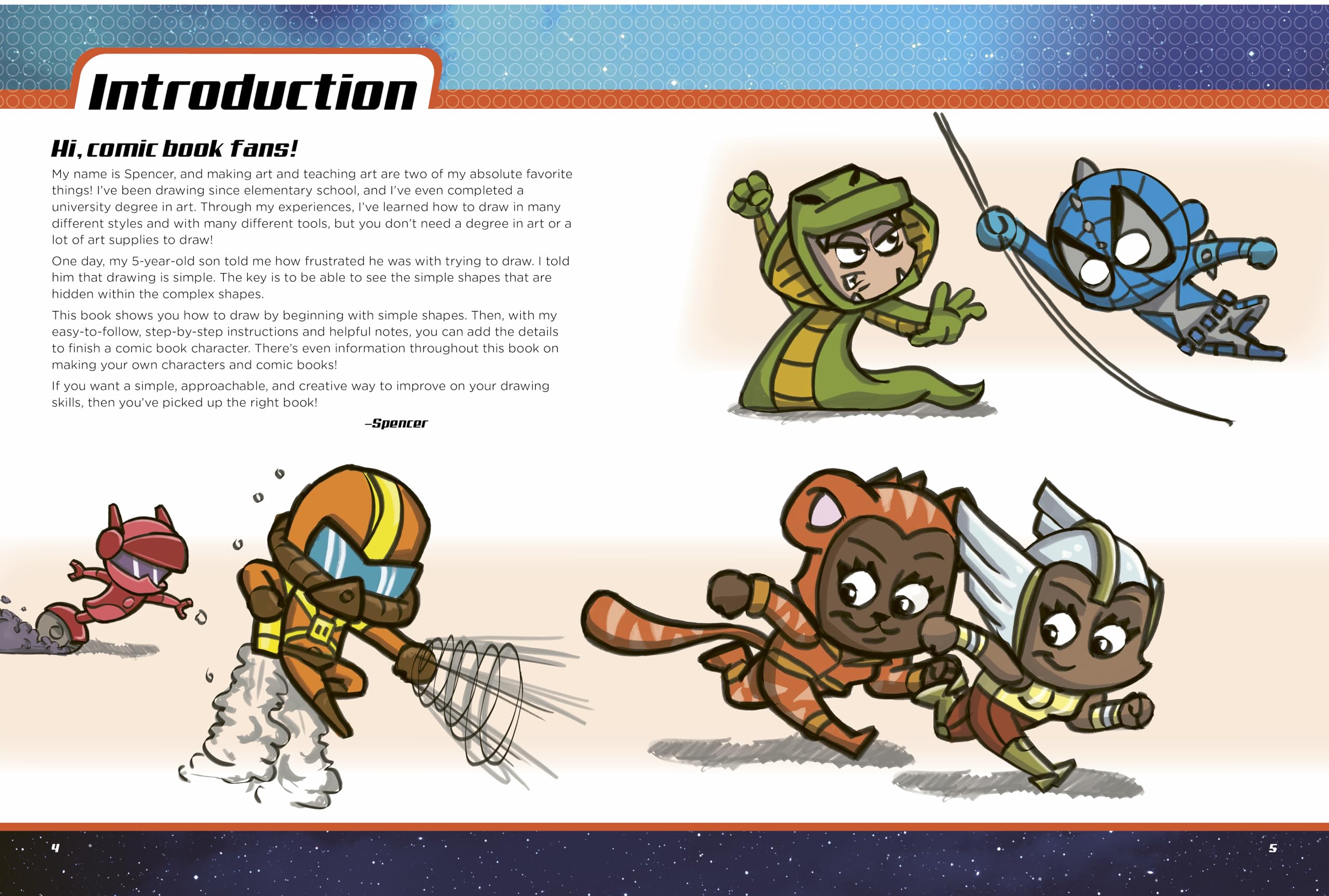 You Can Draw Comic Book Characters: A Step-By-Step Guide for Learning to Draw More Than 25 Comic Book Characters: 4