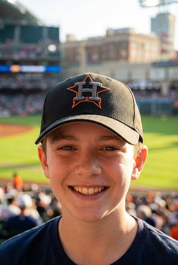 Gorra Ajustable Clásica MVP para Jóvenes Houston miniatura 3