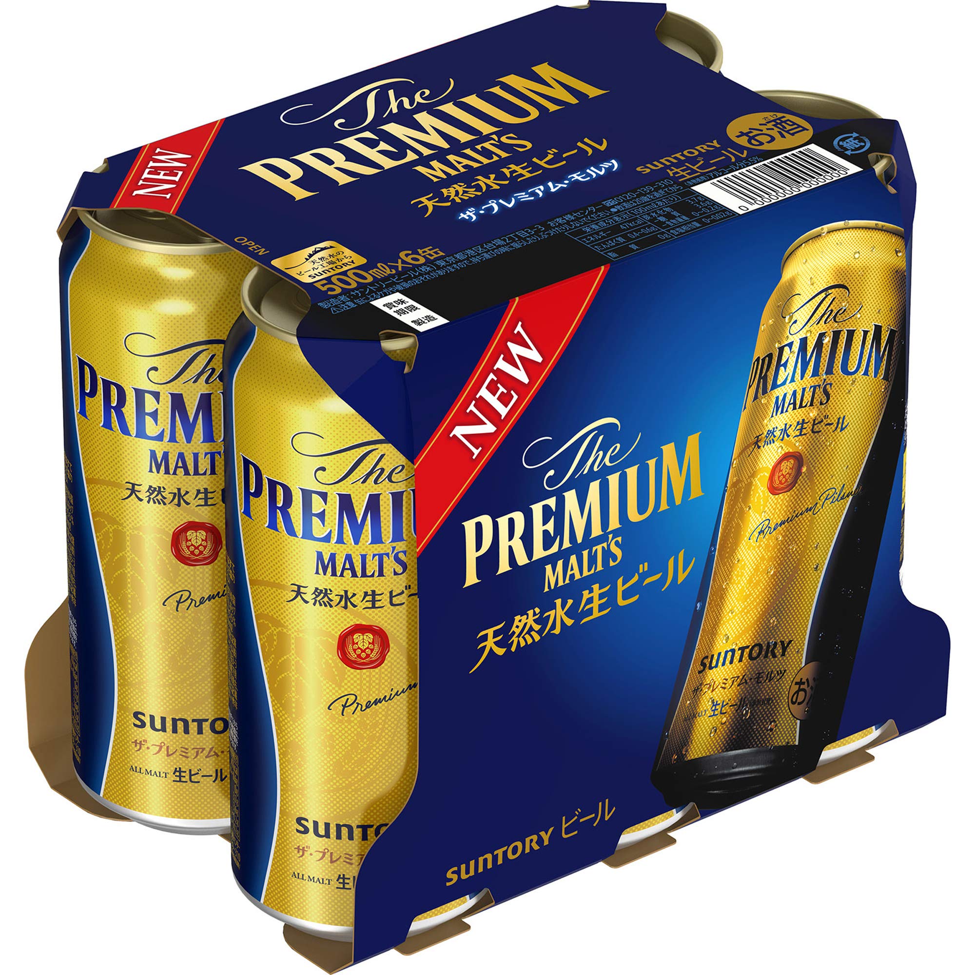 Amazon.co.jp: ザ・プレミアム・モルツ 500ml×6本 : 食品・飲料・お酒