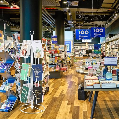 Miniatura 7 de Gisafai Estante giratorio para tarjetas de felicitación, 2 unidades, color blanco, de 25 pulgadas de alto x 12 pulgadas de profundidad, 24