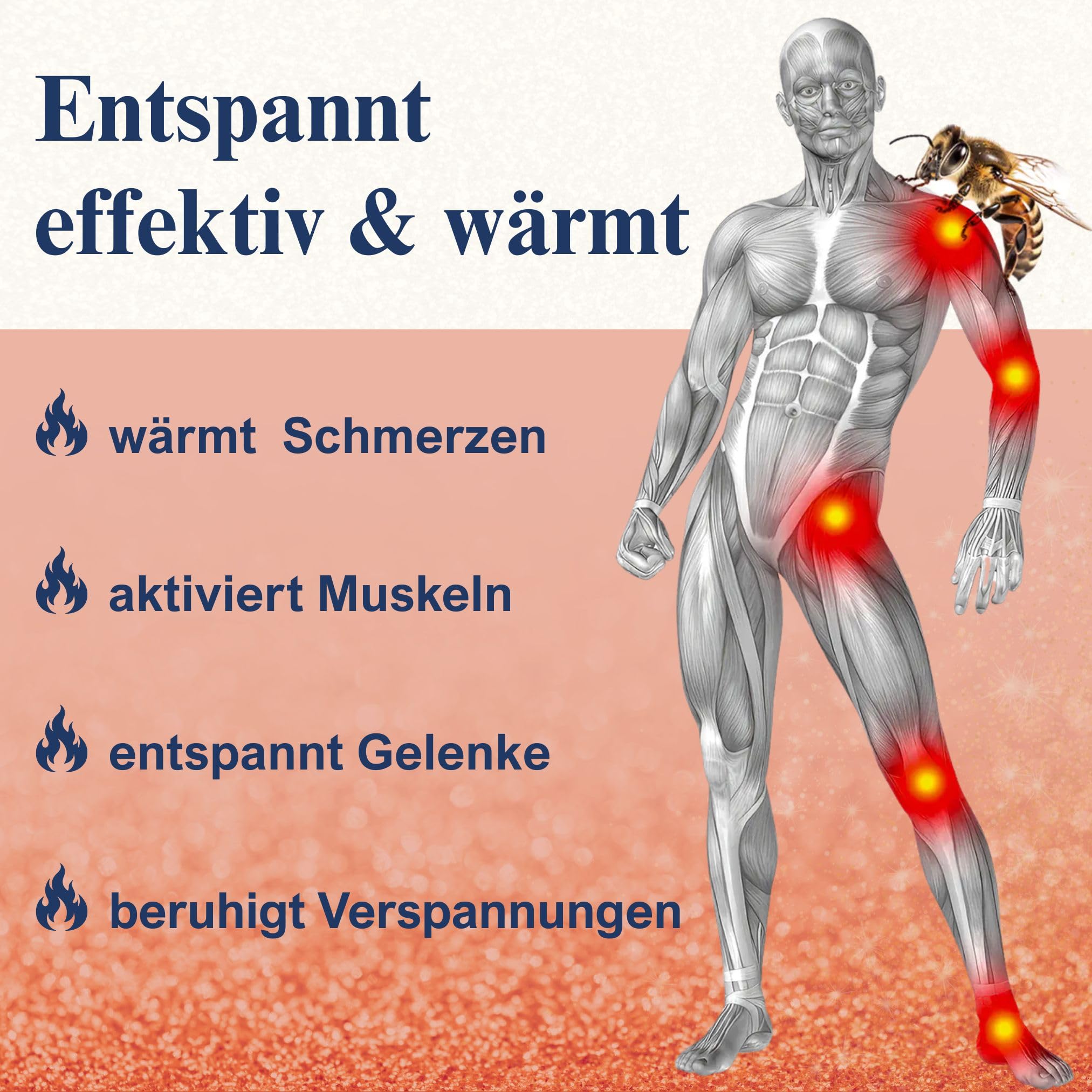 API-HOT – Die ECHTE Bienengiftsalbe – Wärmecreme mit naturreinem Bienengift, Capsaicin & Allantoin – Muskel- & Gelenkpflege – Spezialpflege – Seit 1844 – das Original aus Deutschland – 50 ml