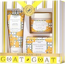 Beekman 1802 Sweet Escape Honey & Orange Blossom 3-Piece Bodycare Gift Set - Cleanses, Nourishes, and Hydrates with Lactic Acid & Shea Butter, Good for Sensitive Skin, Gifts for Her