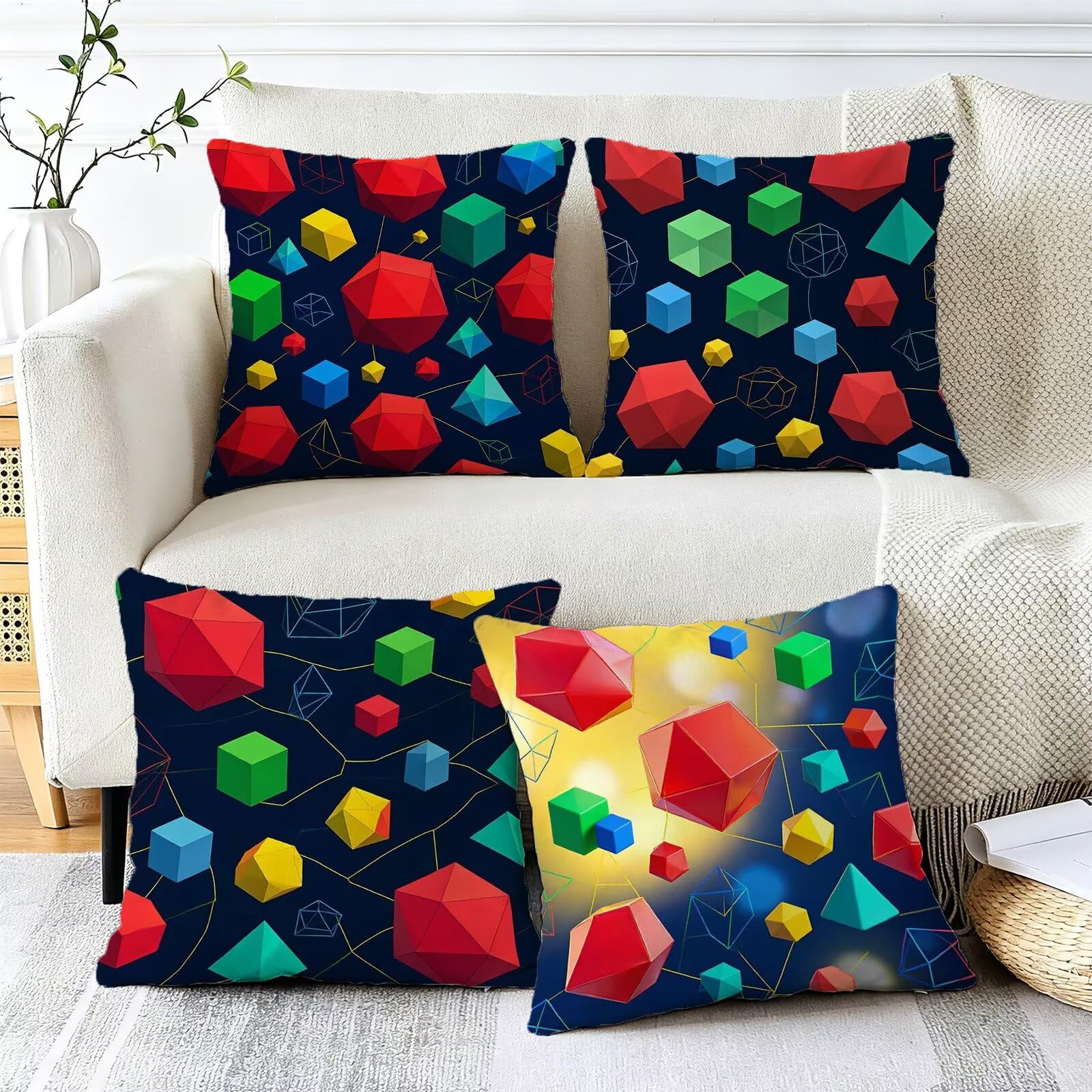 Poszewka na poduszkę dekoracyjna 65 x 65 cm czerwona poduszka outdoorowa