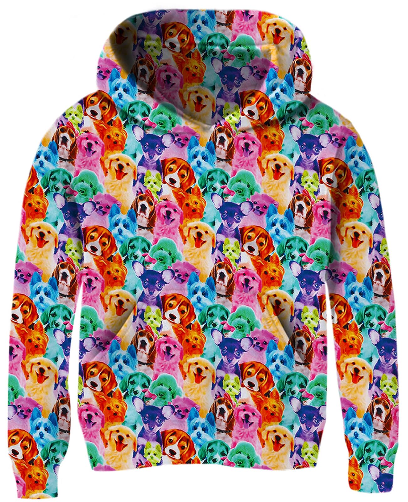 Ahegao Big Girls Sweatshirts Girls Colorful Orange Cats Hoodies Graphics Pullover with Pocket 9T 10T 11T 13T Long Sleeve Hoodie