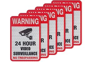 Kichwit Security Camera Sticker: Protect Your Home with Confidence