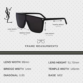 Amazon.com: SAINT LAURENT SL 364 Mask Ace Classic Shape Sunglasses