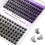 DIY Lash Clusters for Using at Home: Wendy lashes for Eyelash Extensions, Ultra-light, Natural, Fluffy, Wispy, Waterproof, Anime, Manga, Cat Eye, D Curl, 12-16mm, C3+C9, FD126