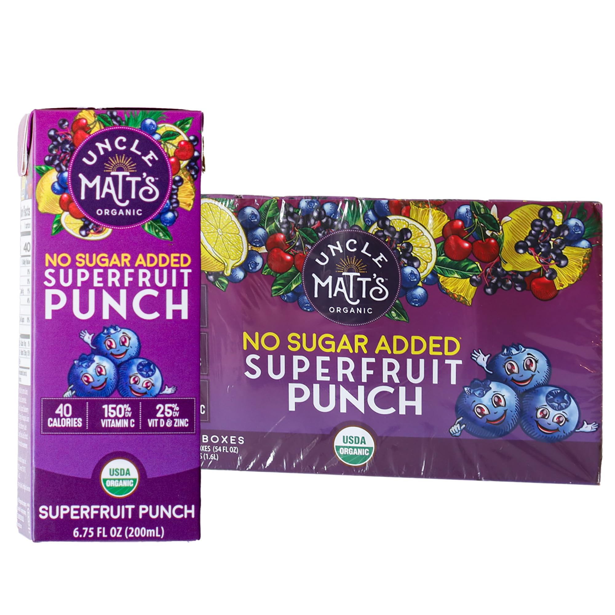 Amazon.com : Uncle Matt's Organic Juice Boxes – 32 pack, No Added