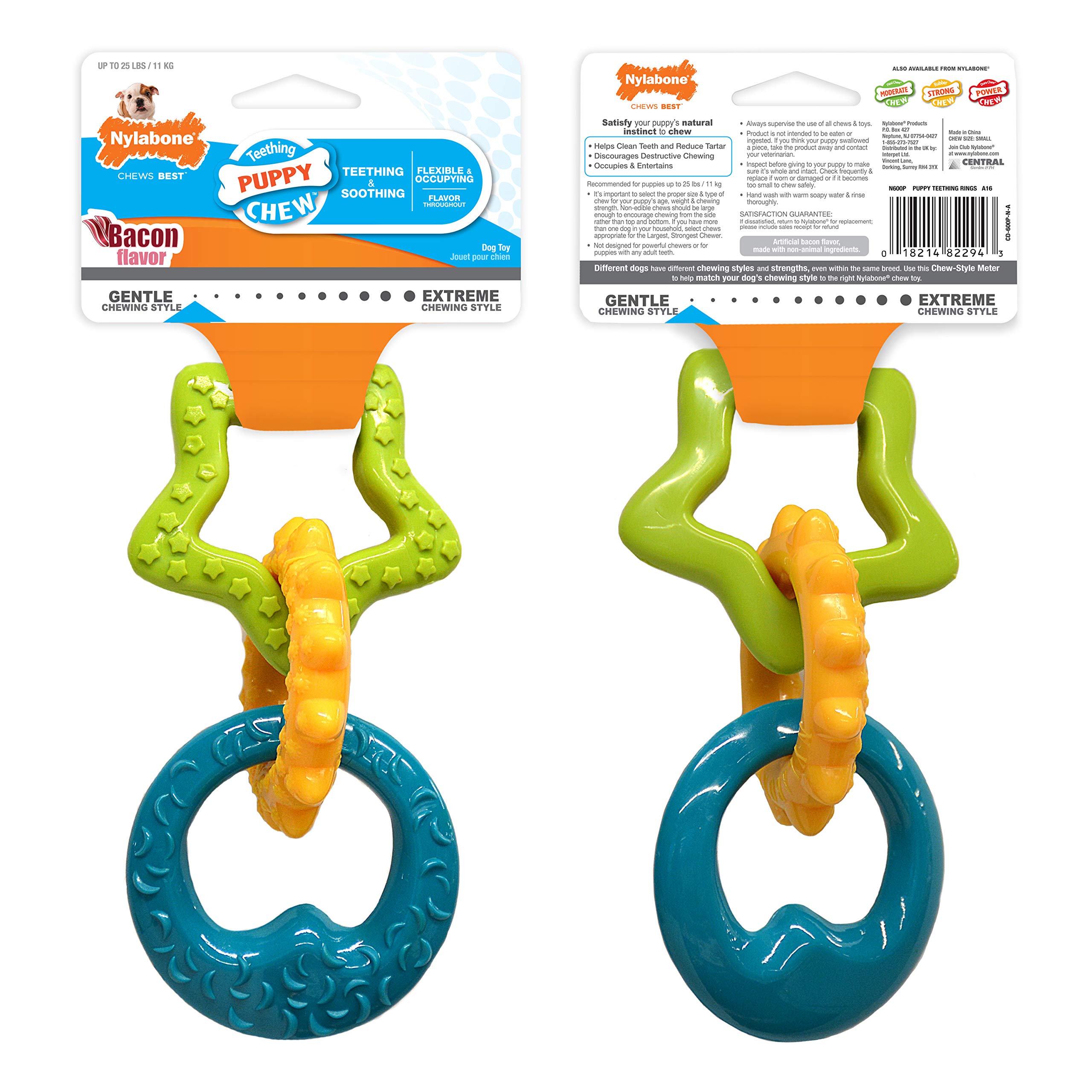 Nylabone Set di giocattoli da masticare Puppy Chew