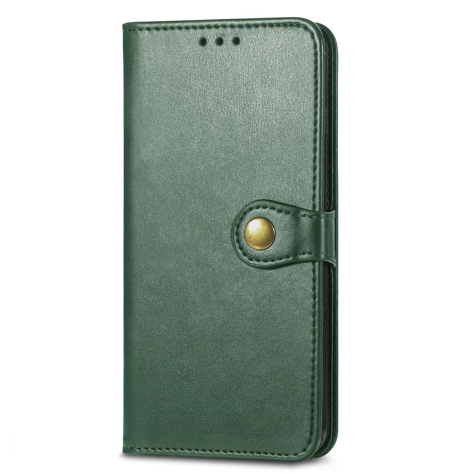 BAIDIYU Case for Fujits Arrows Be4 Plus Phone Case, Card Slots, Kickstand Feature, Luxury PU Leather Wallet Case Flip Folio Cover, Cover for Fujits Arrows Be4 Plus.(Green)