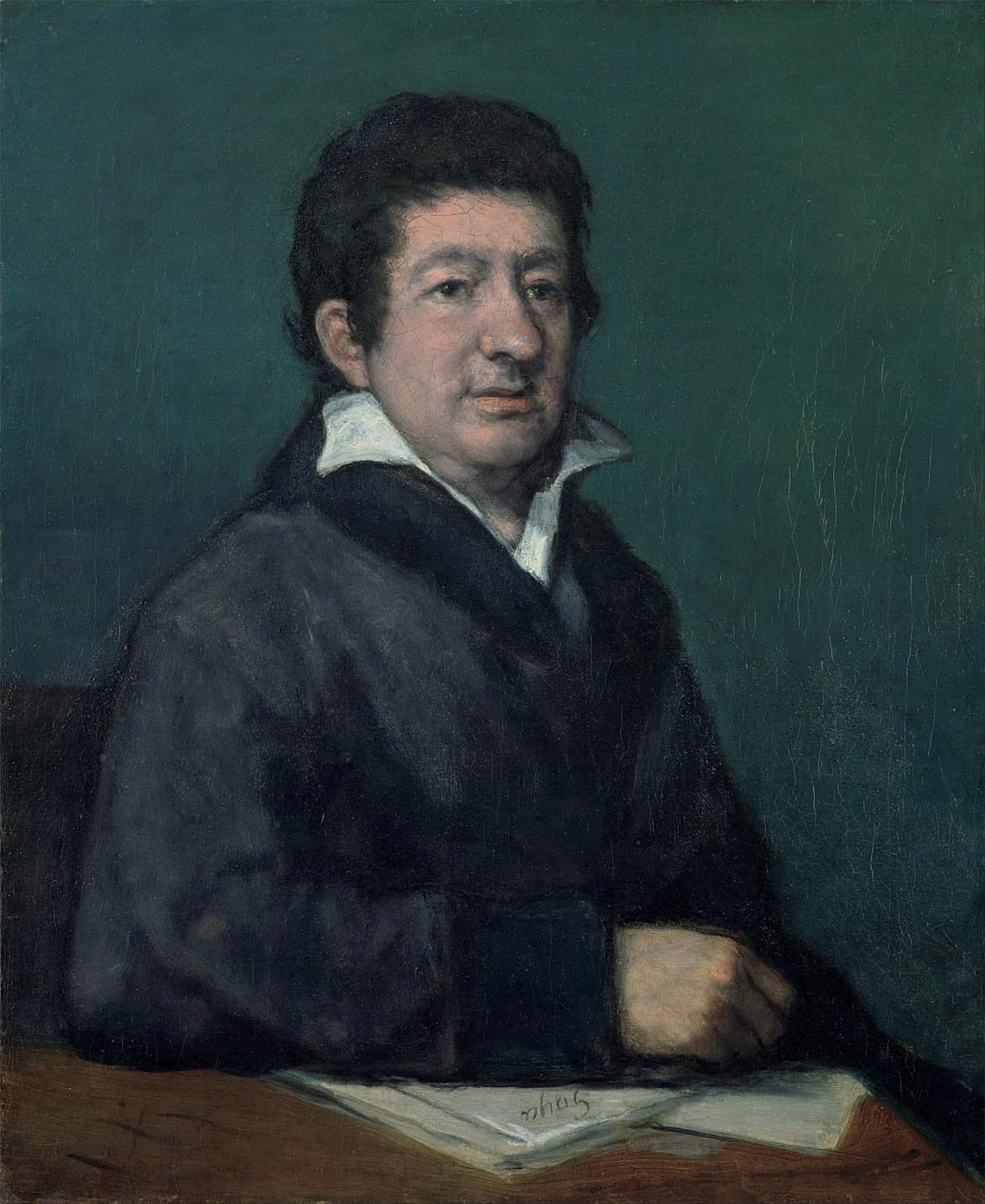 Serendipitp No Frame Vintage Picture Print On Canvas Wall Art Poster Portrait Of The Poet Moratín By Francisco De Goya Artwork Print Poster For Wall Decor 60X90cm
