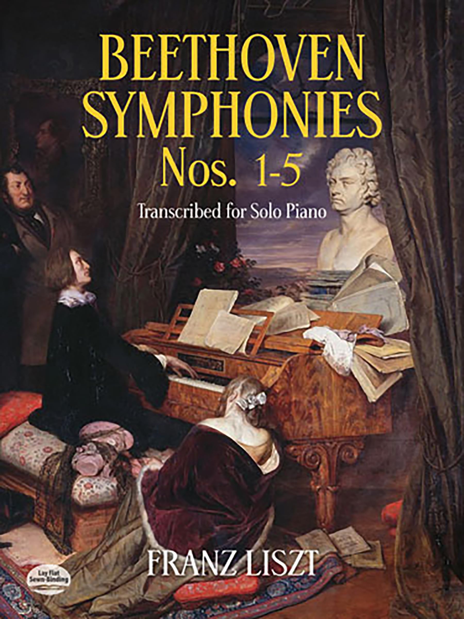 Liszt Beethoven Symphonies Nos. 1-5 Transcribed For Solo Piano Pf (Dover Classical Piano Music)