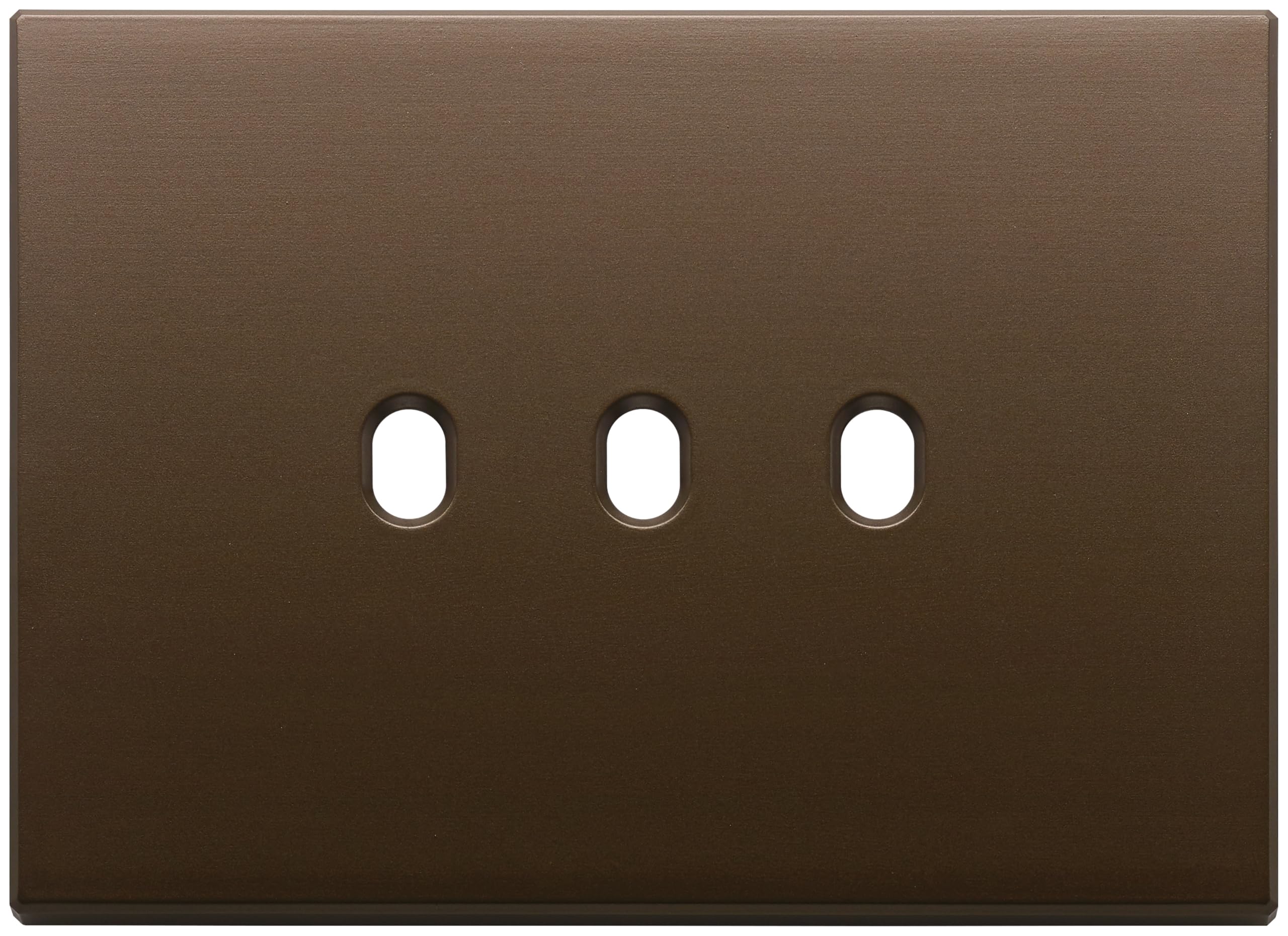 Vimar Placca 3Mx3 3 Moduli Vintage Bronzo Scuro Spazzolato - 22673.3.12