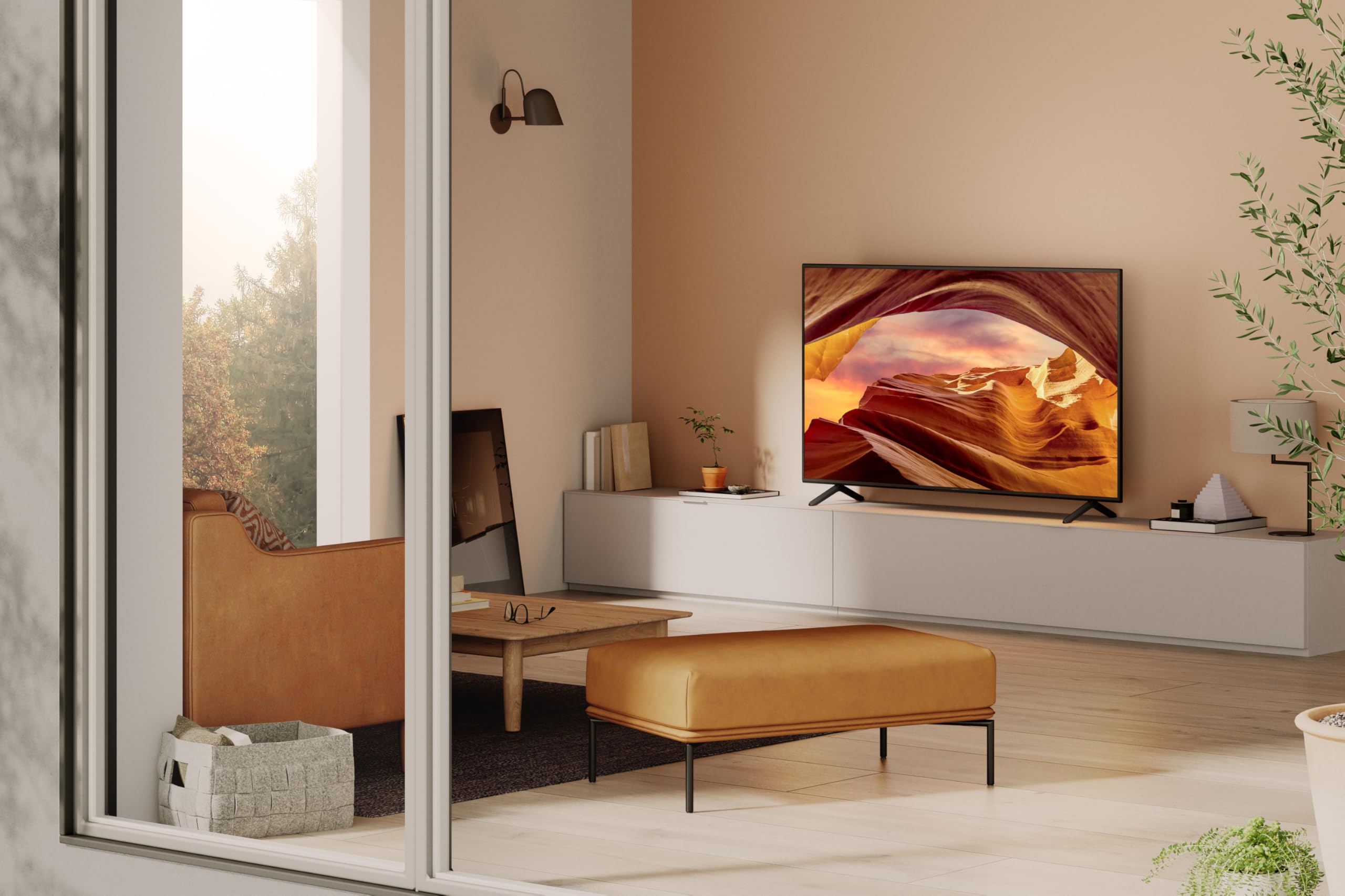 Sony BRAVIA KD50X75WL, 50 Pulgadas, TV LED con 4K HDR, Google TV, Procesador X1, Funciones Eco, Asistentes de Voz, Menú Gaming, Marco Fino, 50 Inch