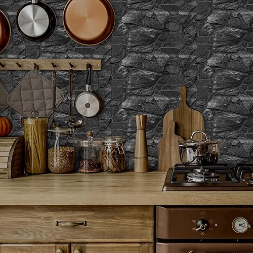 Miniatura 4 de Adhesivo retro para azulejos de despegar y pegar, azulejos adhesivos para azulejos de pared de cocina, calcomanías impermeables para baño, vinilo