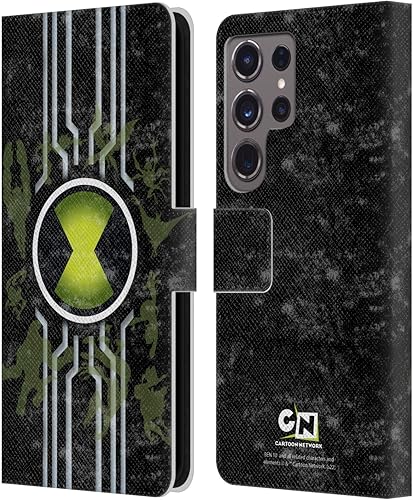 Head Case Designs Officially Licensed Ben 10 Alien Force Omnitrix Graphics Leather Book Wallet Case Cover Compatible with Samsung Galaxy S24 Ultra 5G