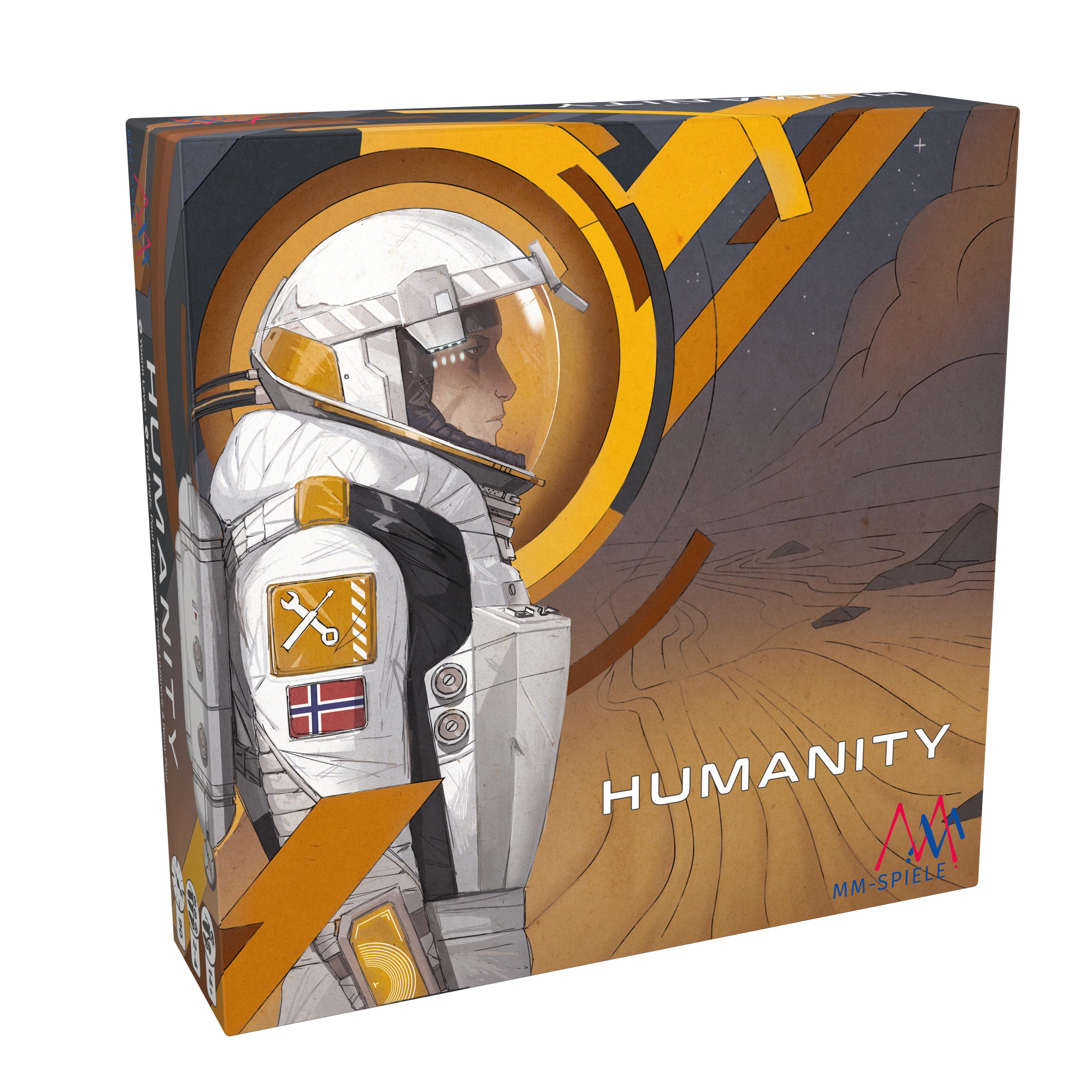 Humanity, Strategiespiel, Spannendes Modulbau- und Forschungsspiel, Entdecke den Saturnmond Titan und erfülle Missionen, Für 2-4 Spieler ab 14 Jahren