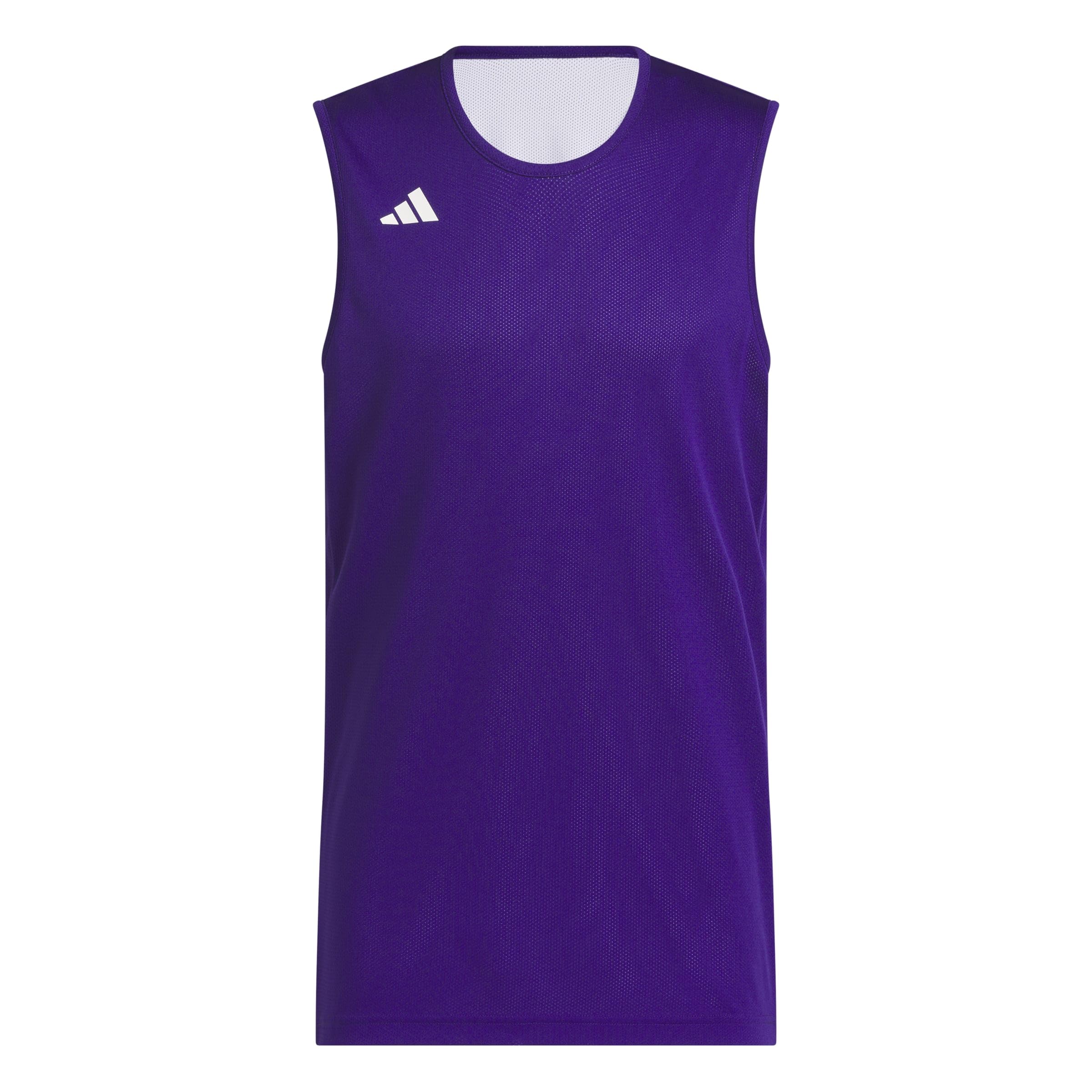 adidas Men's M Everyday Pro Bball Jersey Shirt, Team Colleg Purple/White, XL