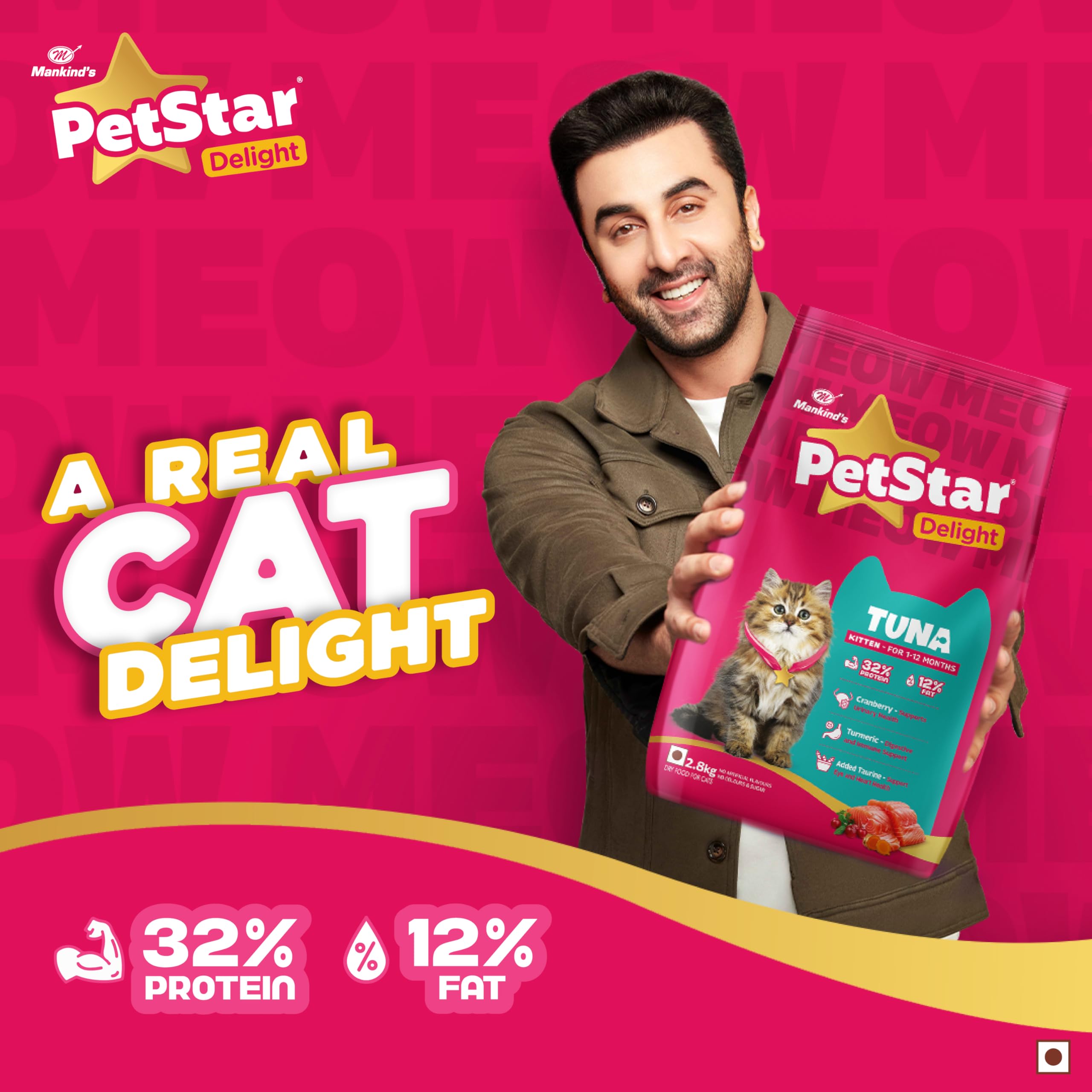 Mankind PetStar Kitten Cat Food – Tuna Flavour (400g) | Complete & Balanced Nutrition for Healthy Growth, Digestive & Hairball Care 1