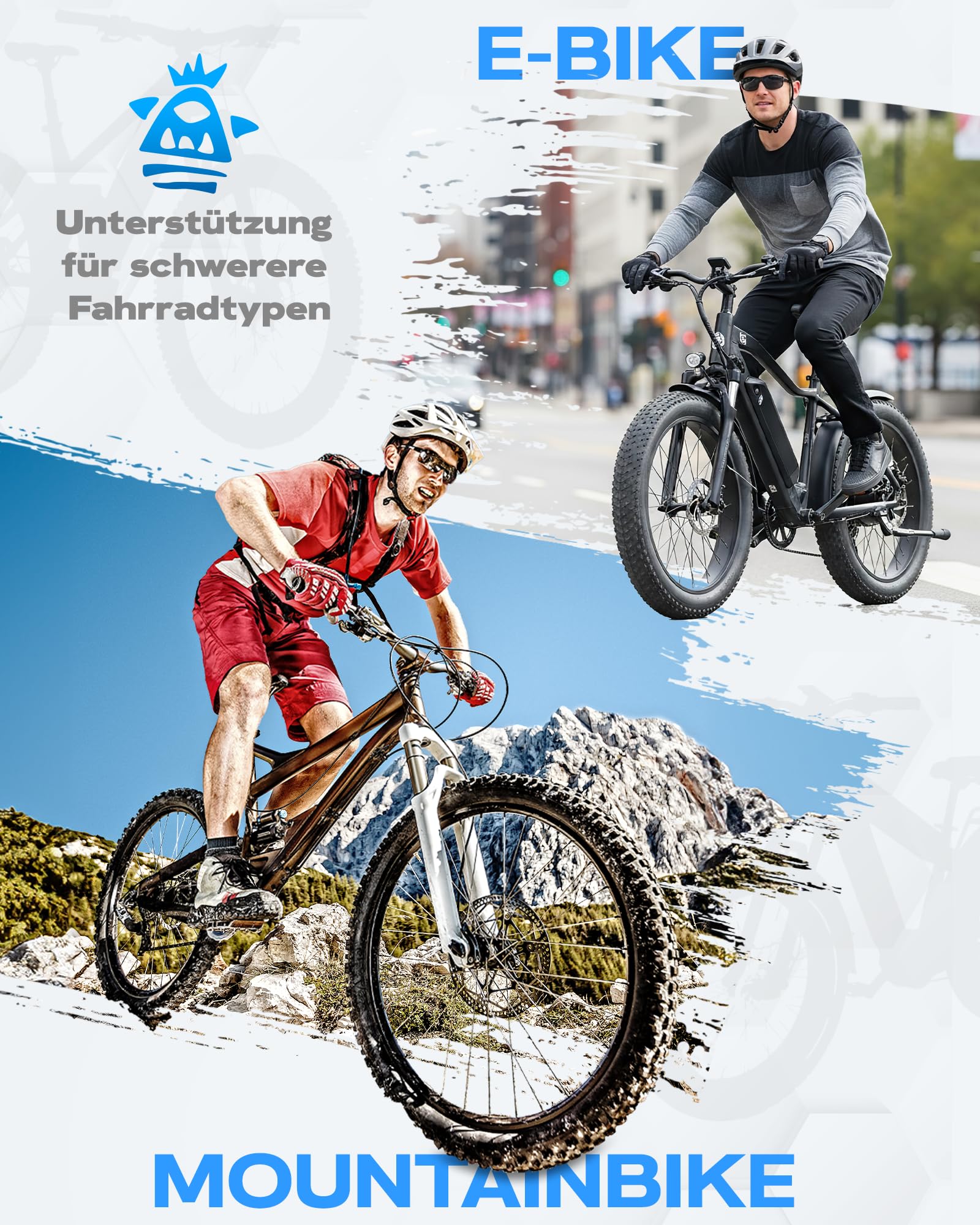 WATSABRO Soporte para bicicletas de 24 – 29 pulgadas, altura ajustable, pies de goma antideslizantes punteados, carga máxima de 35 (Pro+ 45) kg, soporte para bicicletas de ciudad, bicicletas de
