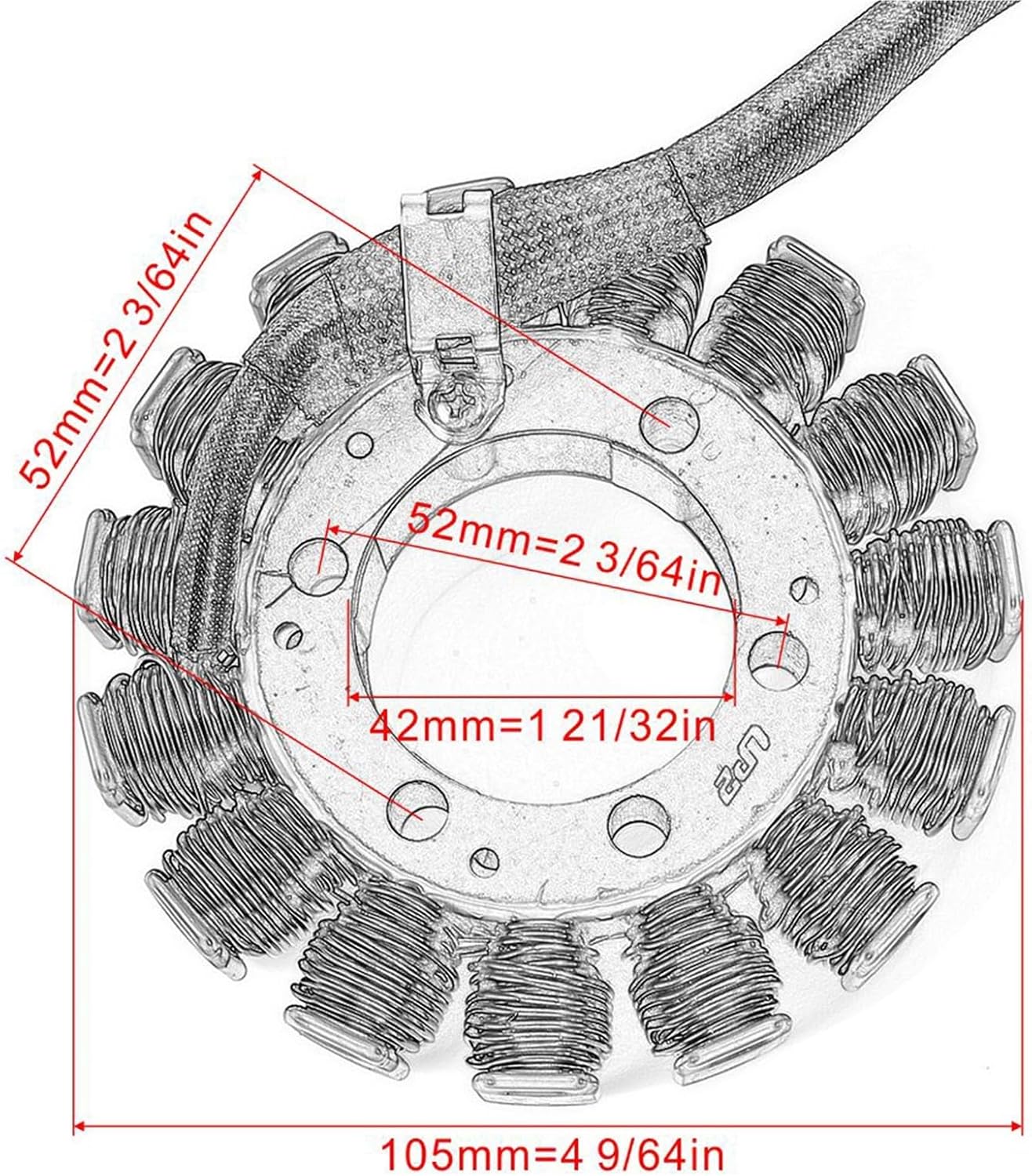 Compatible With Kawasak ZX1000 Ninja ZX-10R 2008 2009 2010 Motorcycle Stator Coil 21003-0072