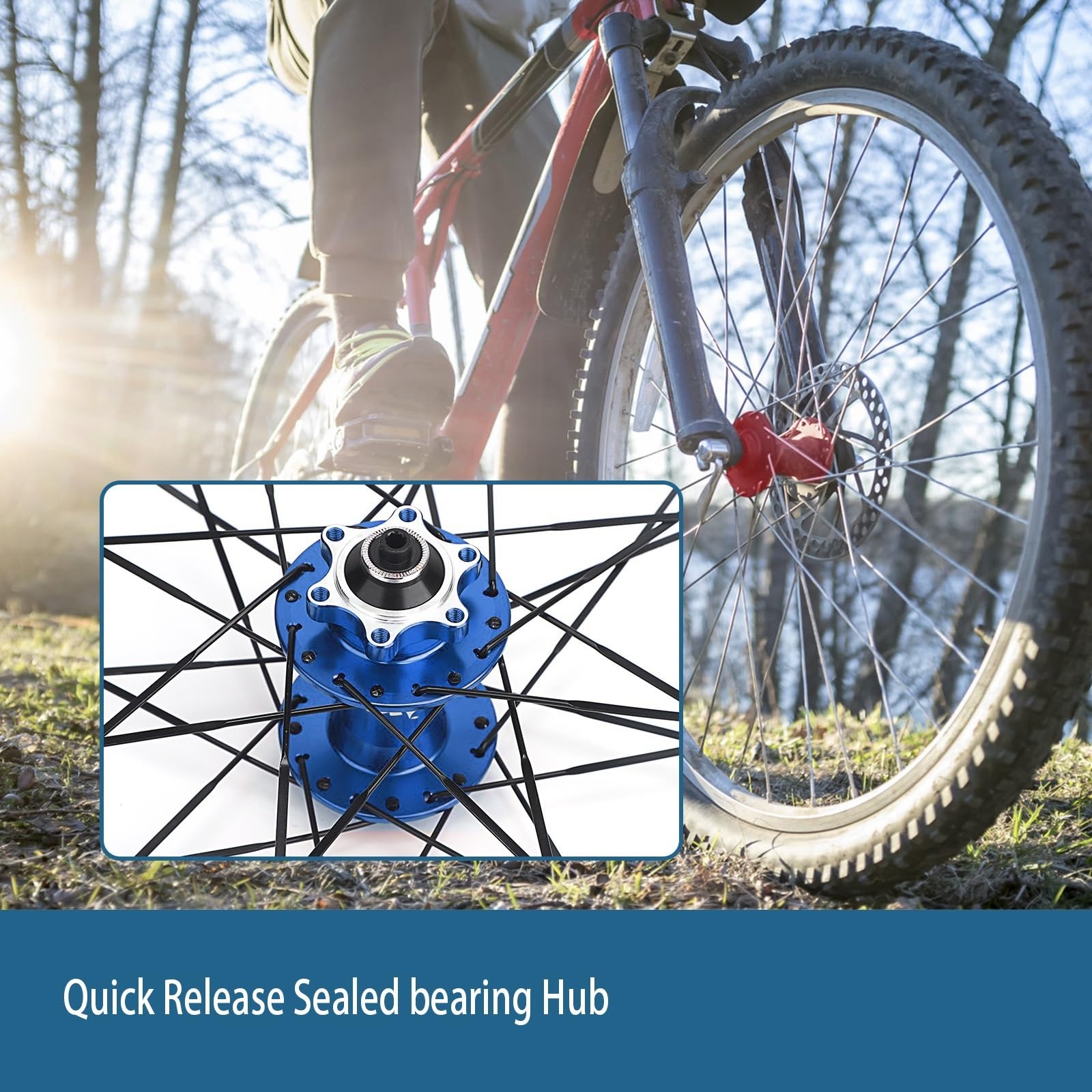 Mountain Bike Freno A Disco Wheelset 26 27.5 29 Cerchio QR MTB Anteriore Posteriore Ruota Set Cuscinetto Sigillato Hub 32 H For 8-11 Velocità Cassette