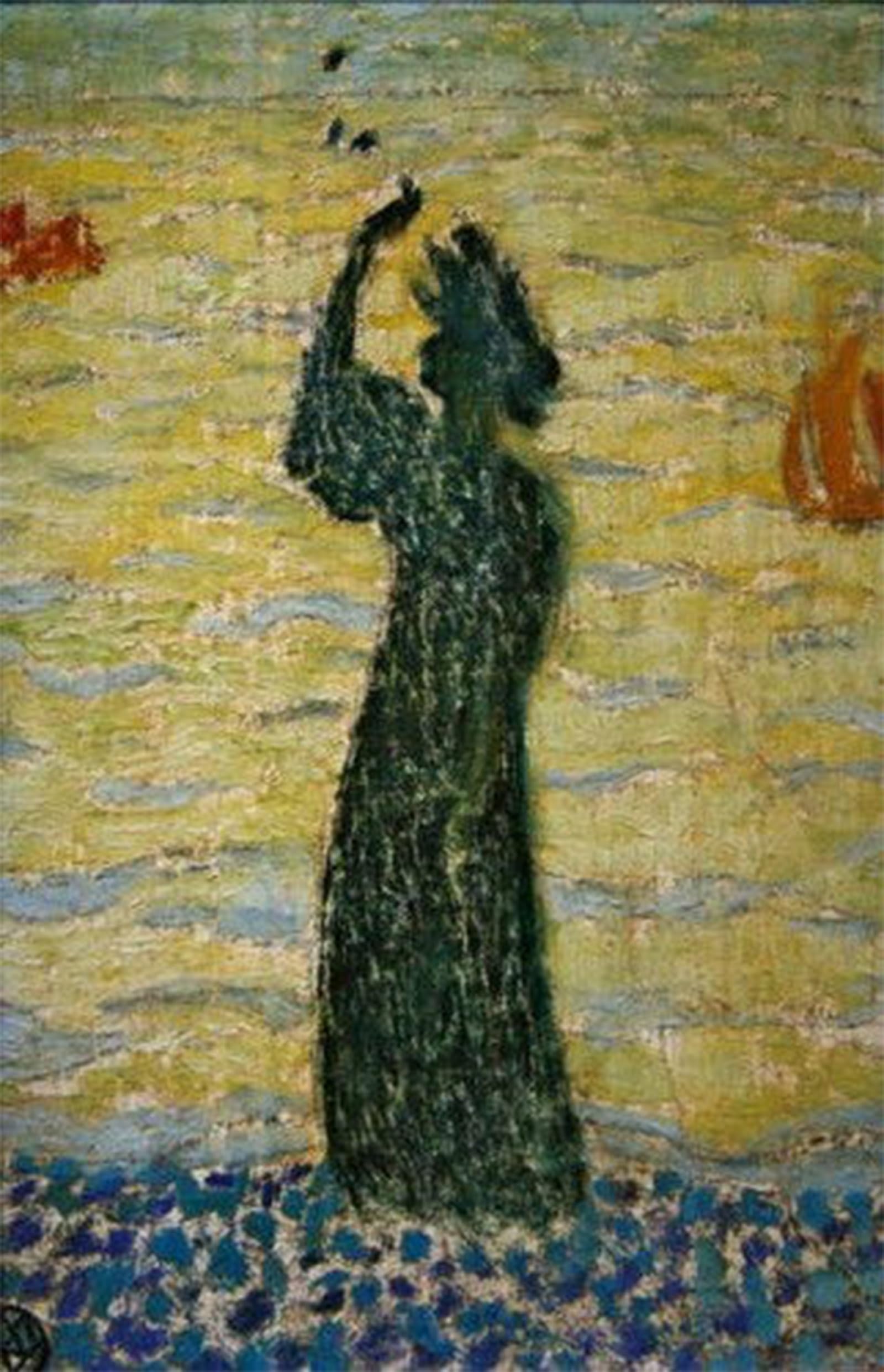 SERENDIPITP Abstract Painting Mural Print Picture Wall Decor Painting Juggler by Maurice Denis Vintage Wall Artwork for Home Decor 60x90cm