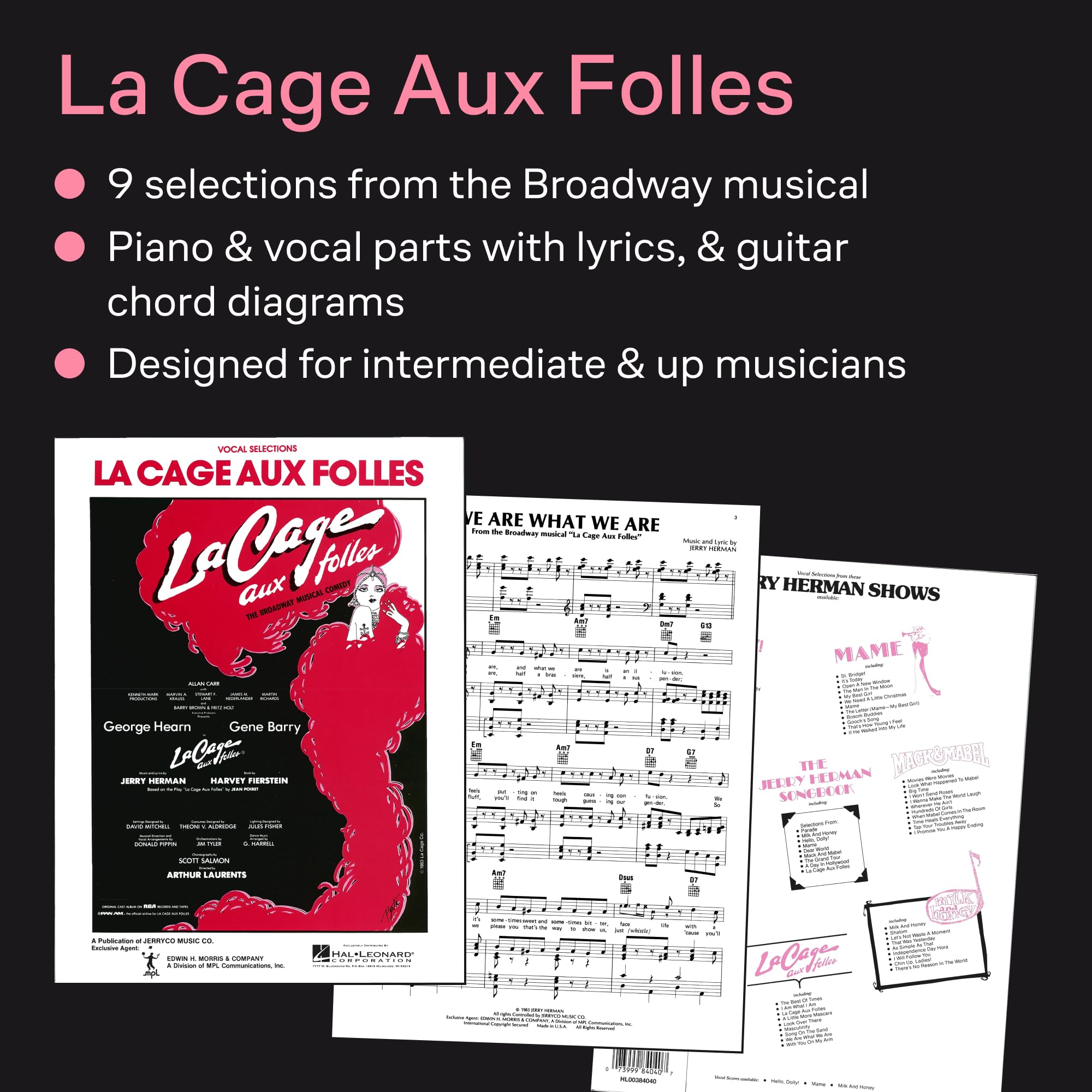 LA Cage Aux Folles: The Broadway Musical/Vocal Selections