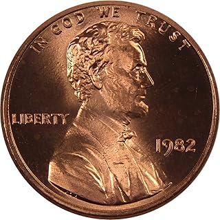 1982 Small Date Lincoln Memorial Cent Uncirculated Copper Penny 1c