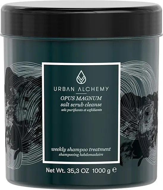 URBAN ALCHEMY Opus Magnum Salt Scrub Peeling Shampoo 1l - Tiefenreinigung für Kopfhaut & Haare