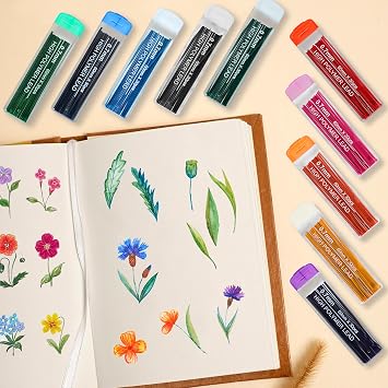 10 Color Lead Refills 300 Pieces Colored Mechanical Pencil Lead Refills for Home Offices, 0.7 mm HB