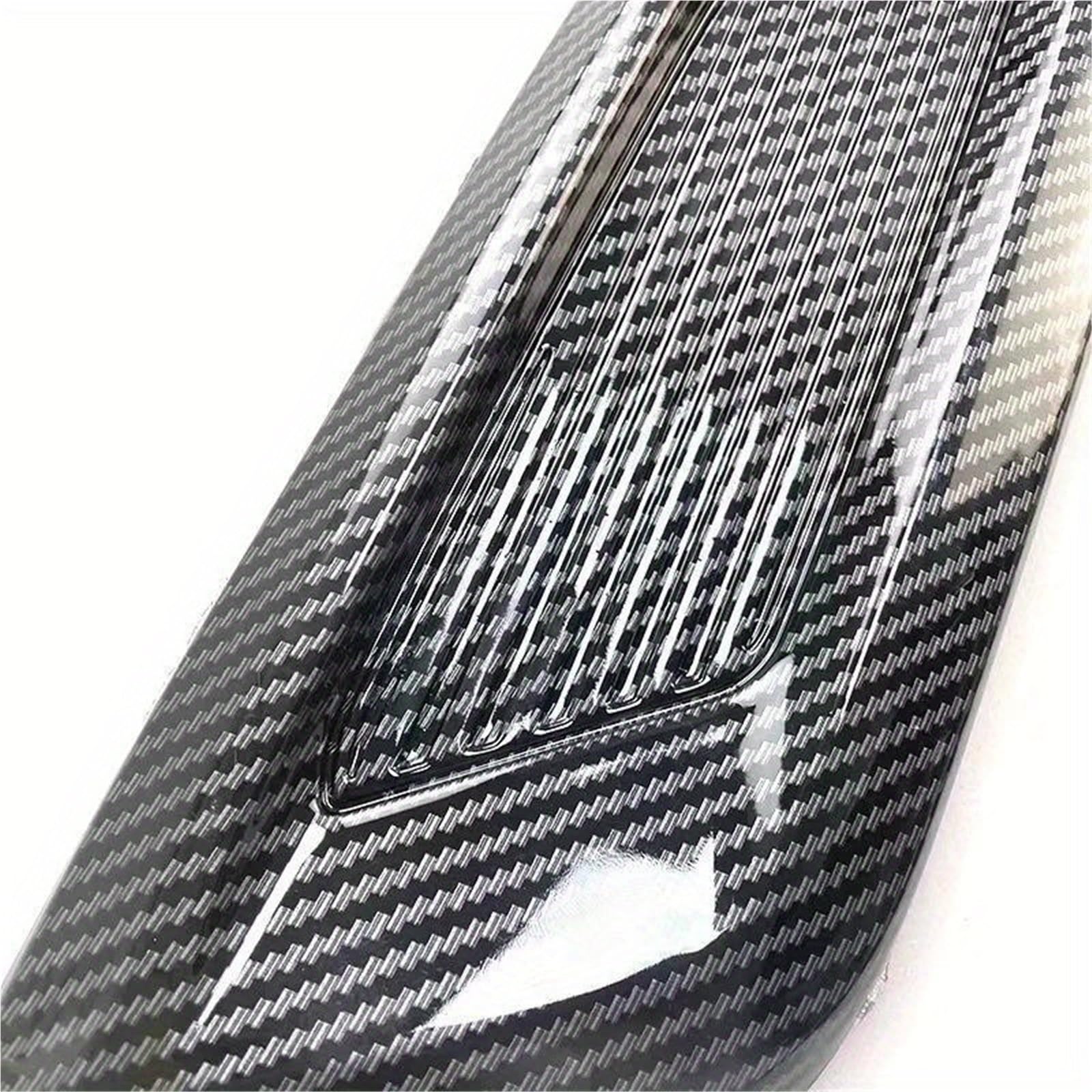 Maska silnika samochodu Fałszywy wylot powietrza Kratka wlotu powietrza | 1 para uniwersalnych ozdobnych otworów wentylacyjnych(Carbon fiber black)